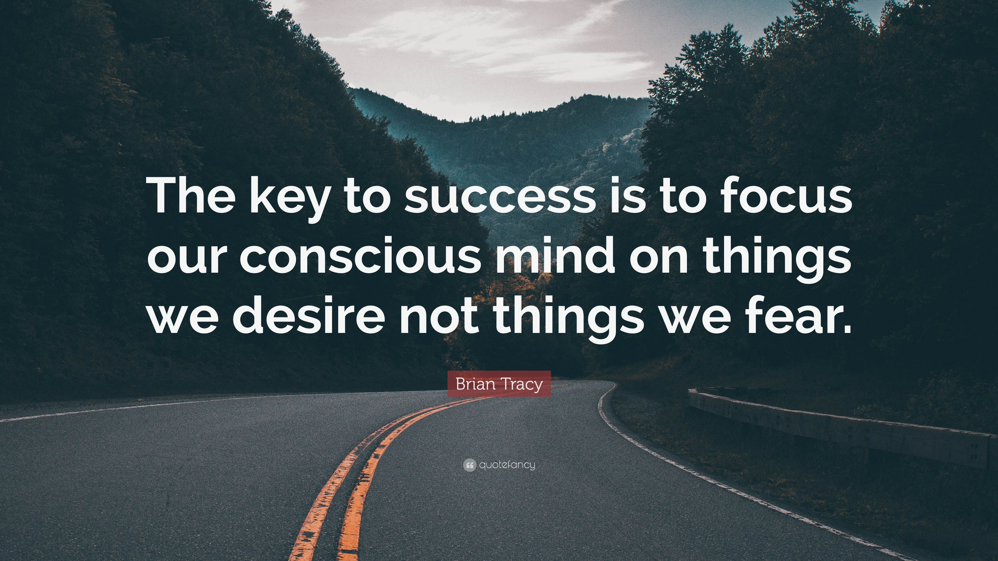 3840x2160 Brian Tracy Quote: “The key to success