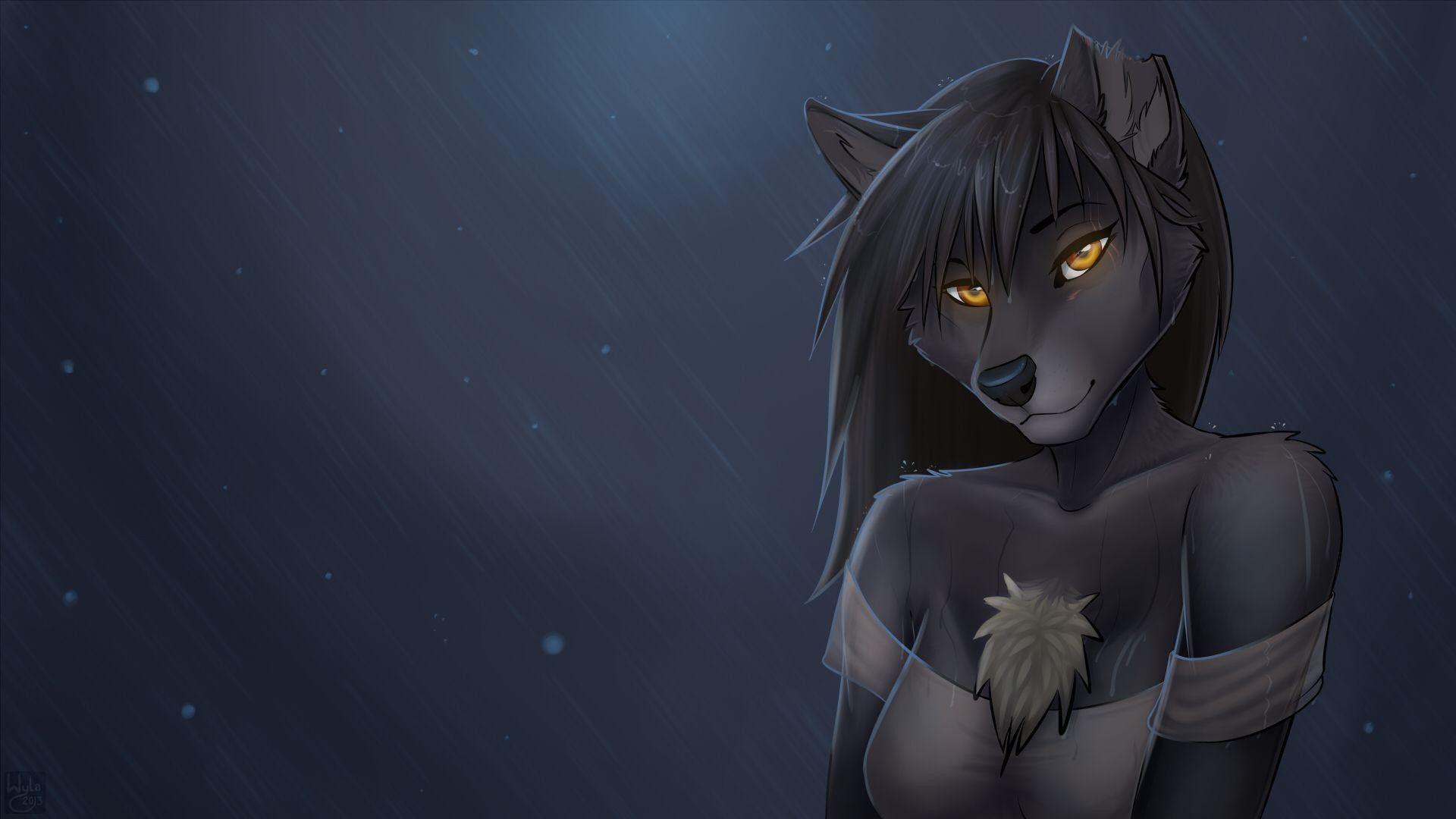 1920x1080 Wolf Furry Wallpaper