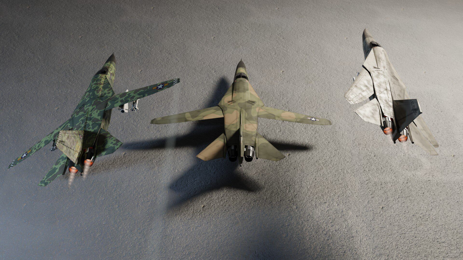 1920x1080 F 111 Aardvark Jet Fighter 3D Model