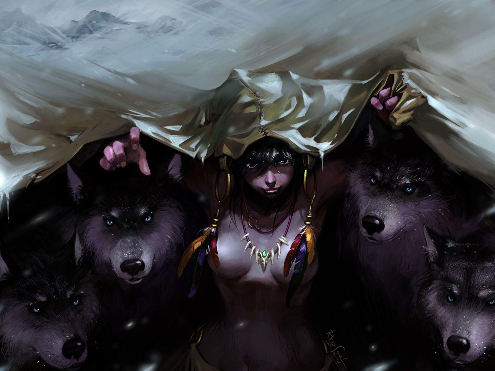 1600x1200 fantasy. Werewolf art, Digital