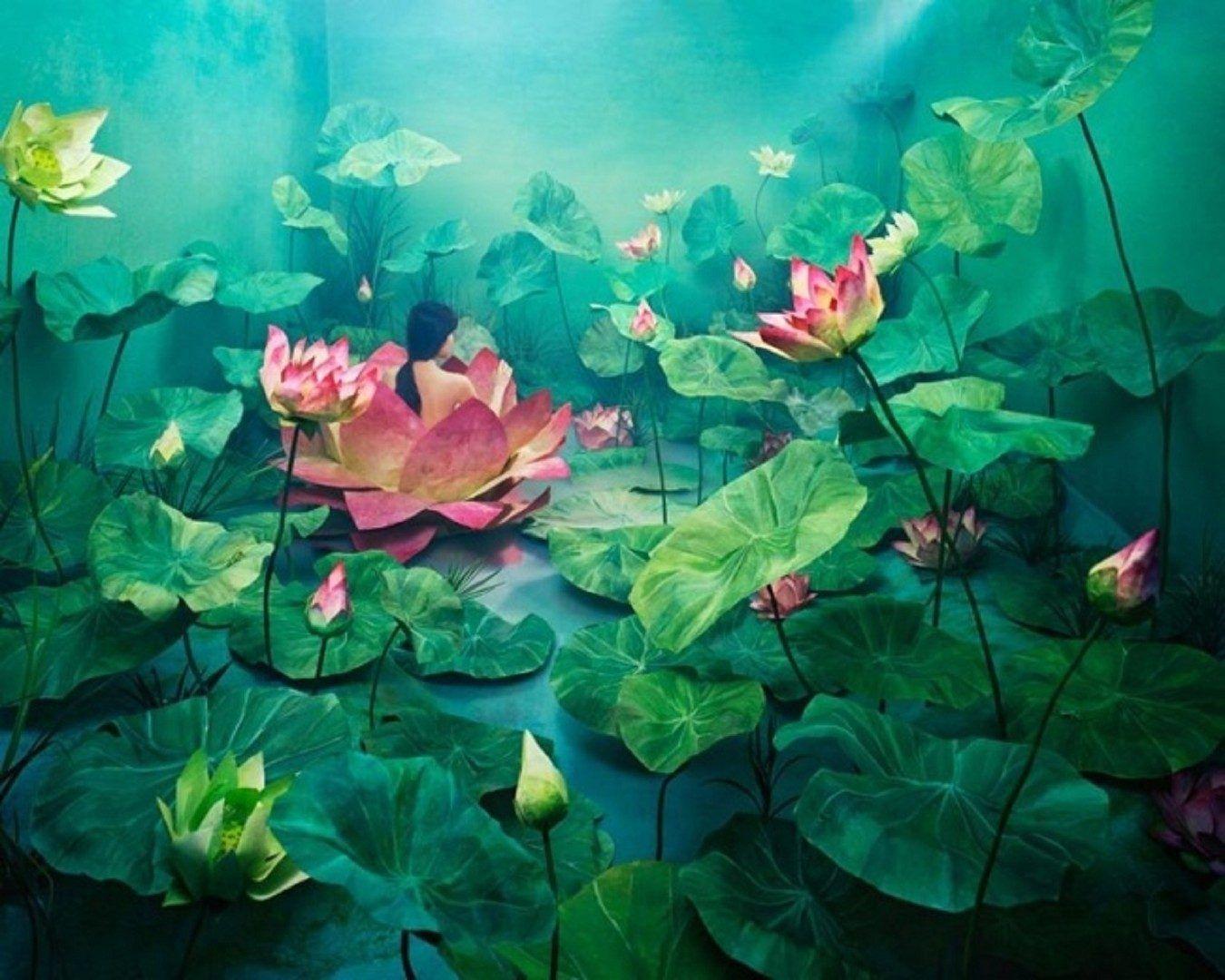 Lotus Flower Nail Art Acrylic - wide 4