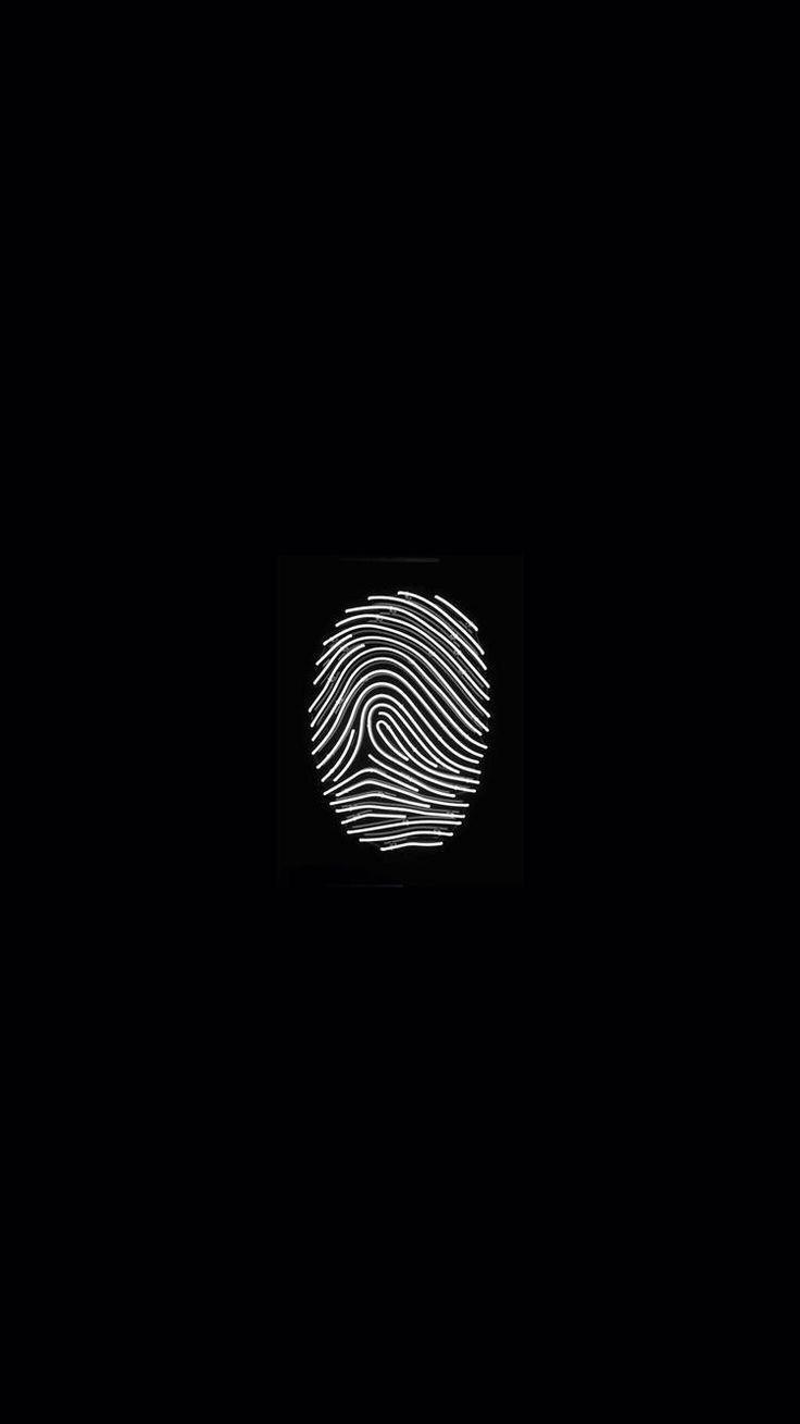 736x1309 Redo with my fingerprint:: Download HD black wallpaper