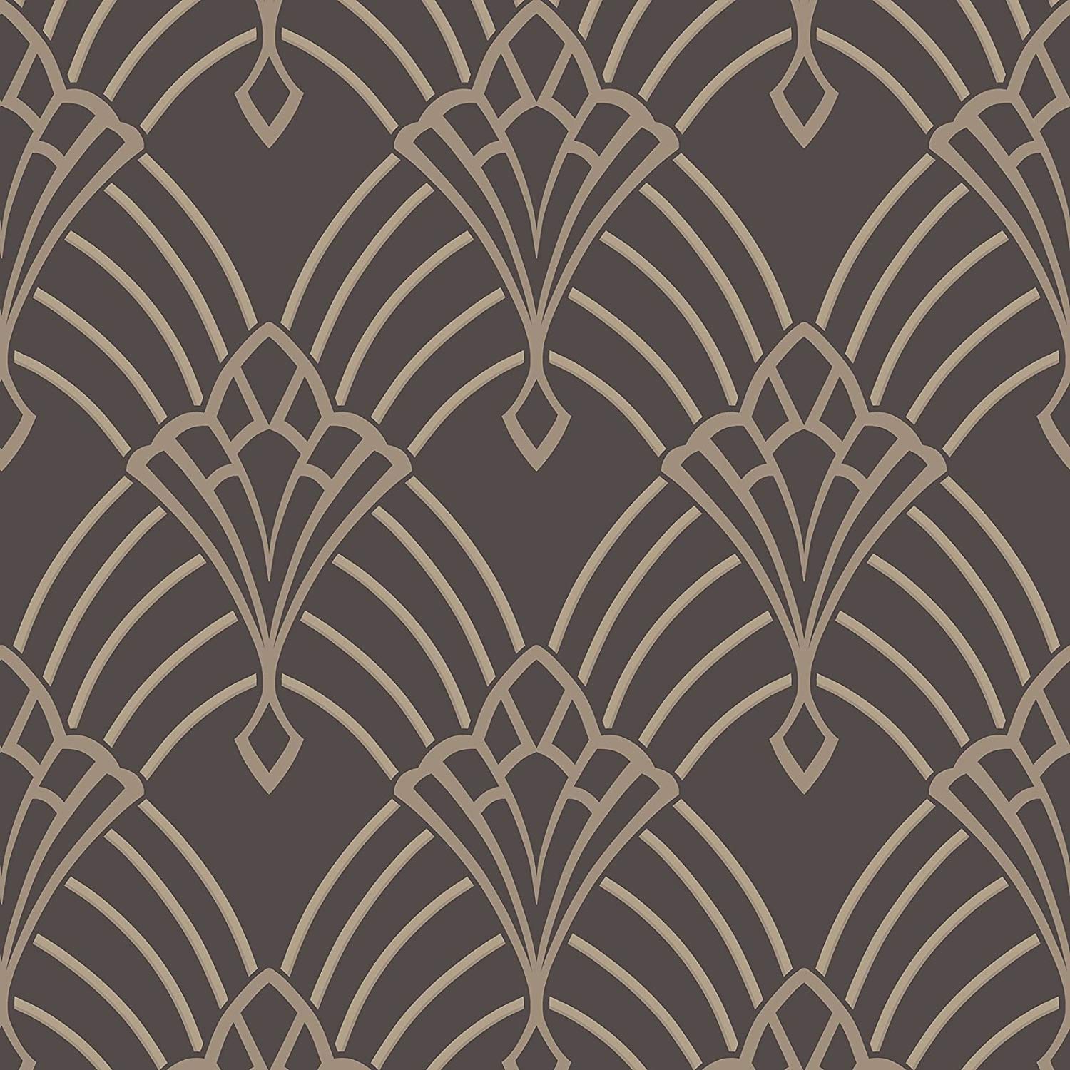1500x1500 Rasch Astoria Wallpaper Vinyl Art Deco Abstract Gold Glitter