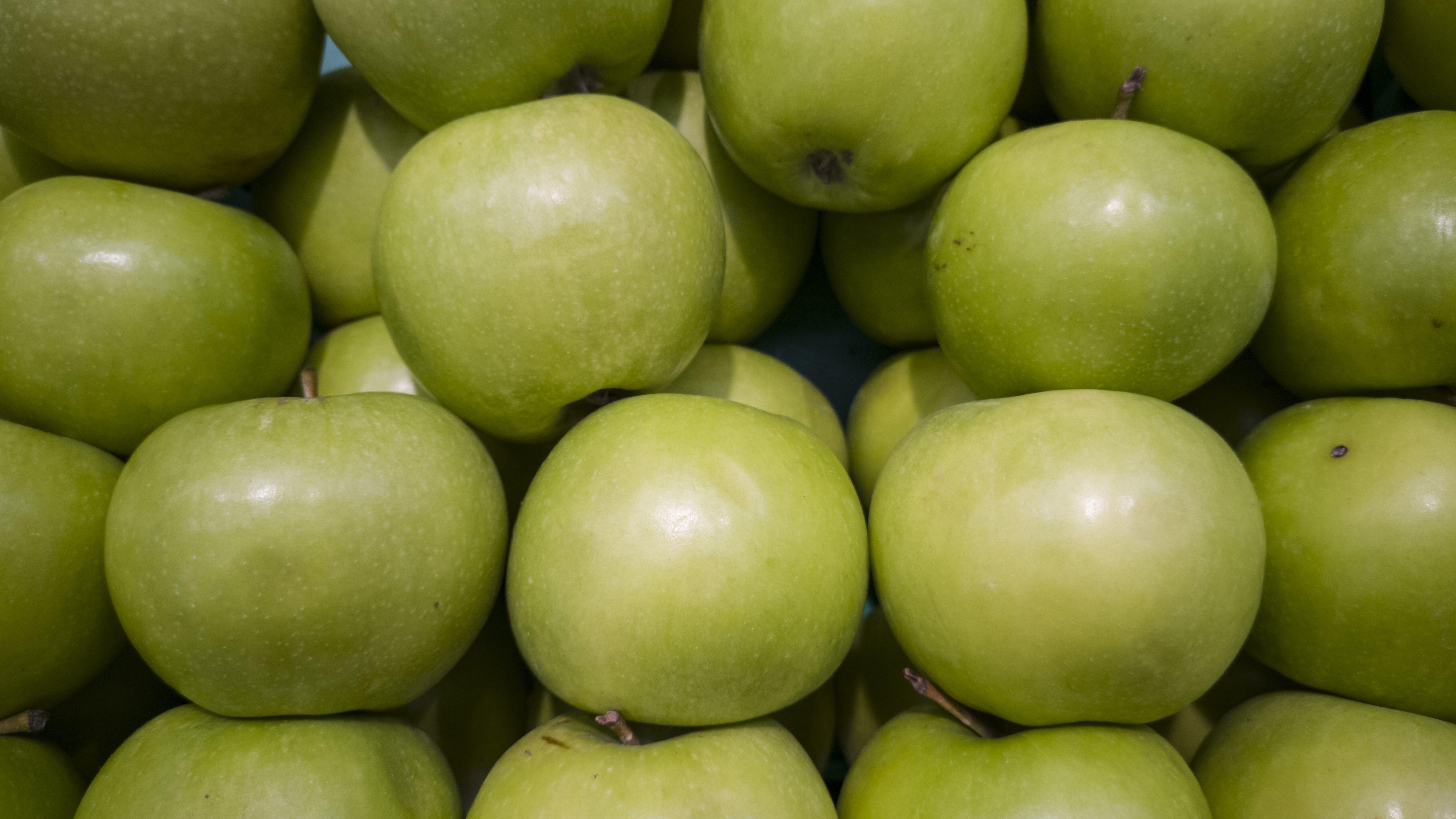 6400x3600 Download 6400x3600 Green Apples, Fresh, Fruits, Nutrition