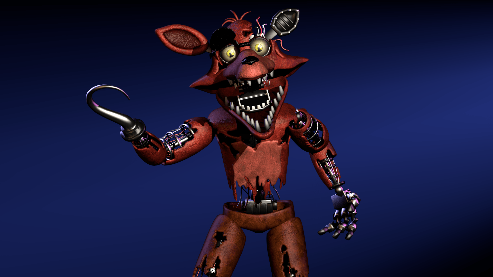 Withered Foxy Wallpapers - Top Free Withered Foxy Backgrounds ...