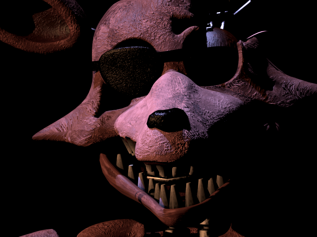 1024x768 Glitchy Withered Foxy, performing arts
