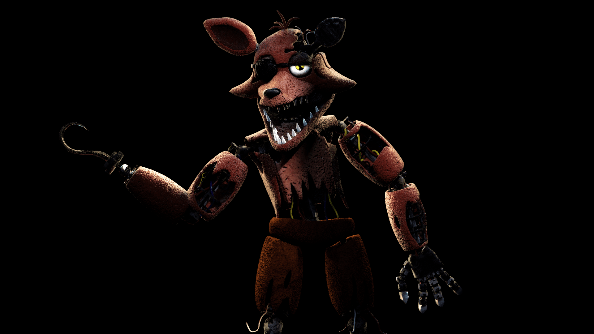 Withered Foxy Wallpapers - Top Free Withered Foxy Backgrounds ...