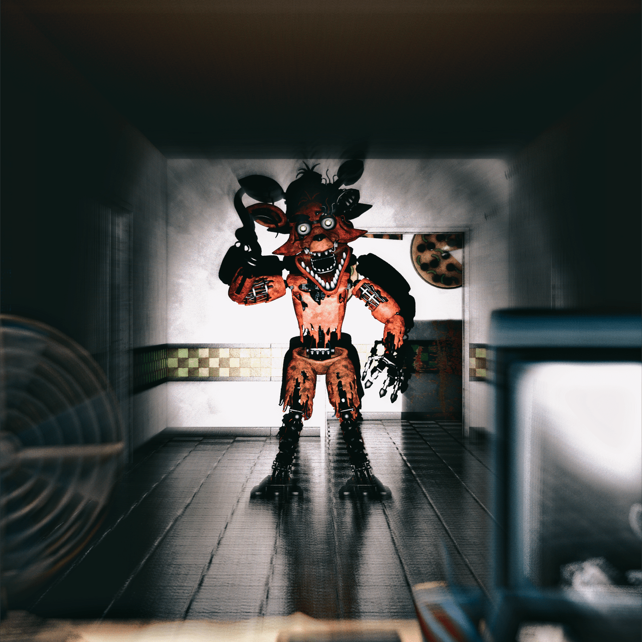 Withered Foxy Wallpapers - Top Free Withered Foxy Backgrounds ...