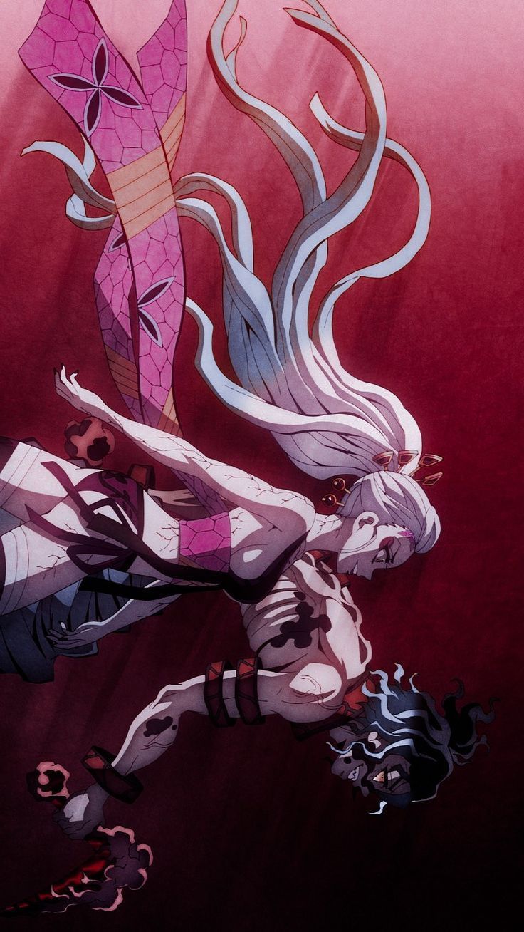736x1308 Daki And Gyutaro Wallpaper
