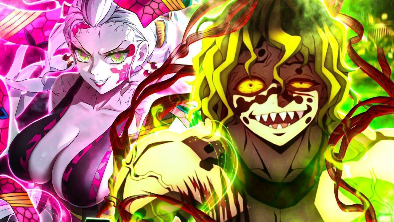 1280x720 DEMON SLAYER RAP. Daki & Gyutaro Die