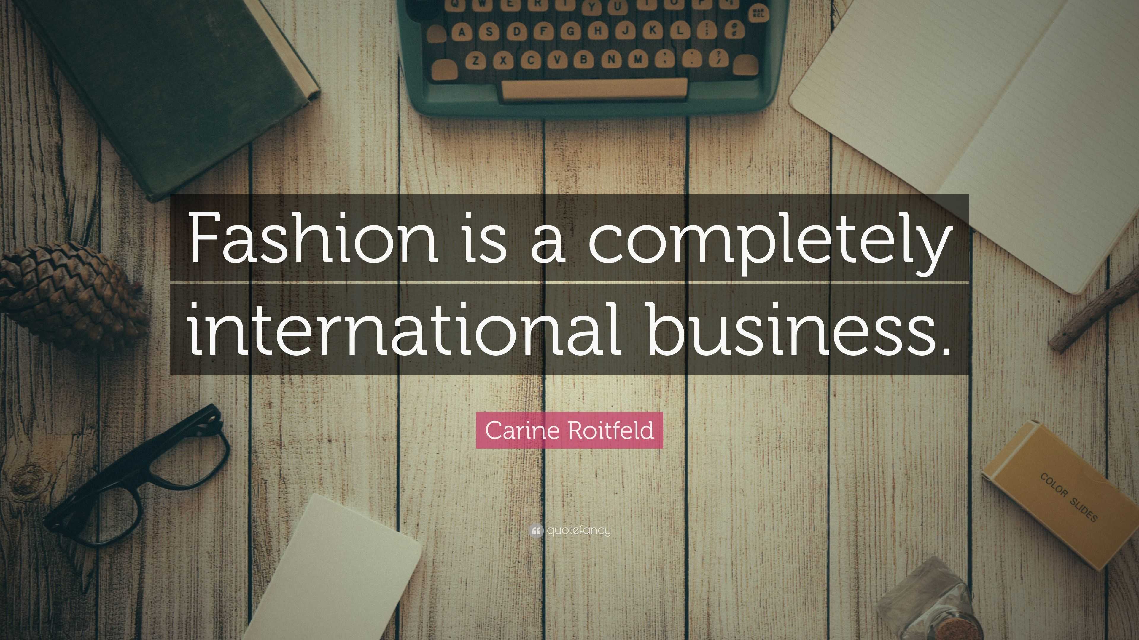 3840x2160 Carine Roitfeld Quote: “Fashion is a