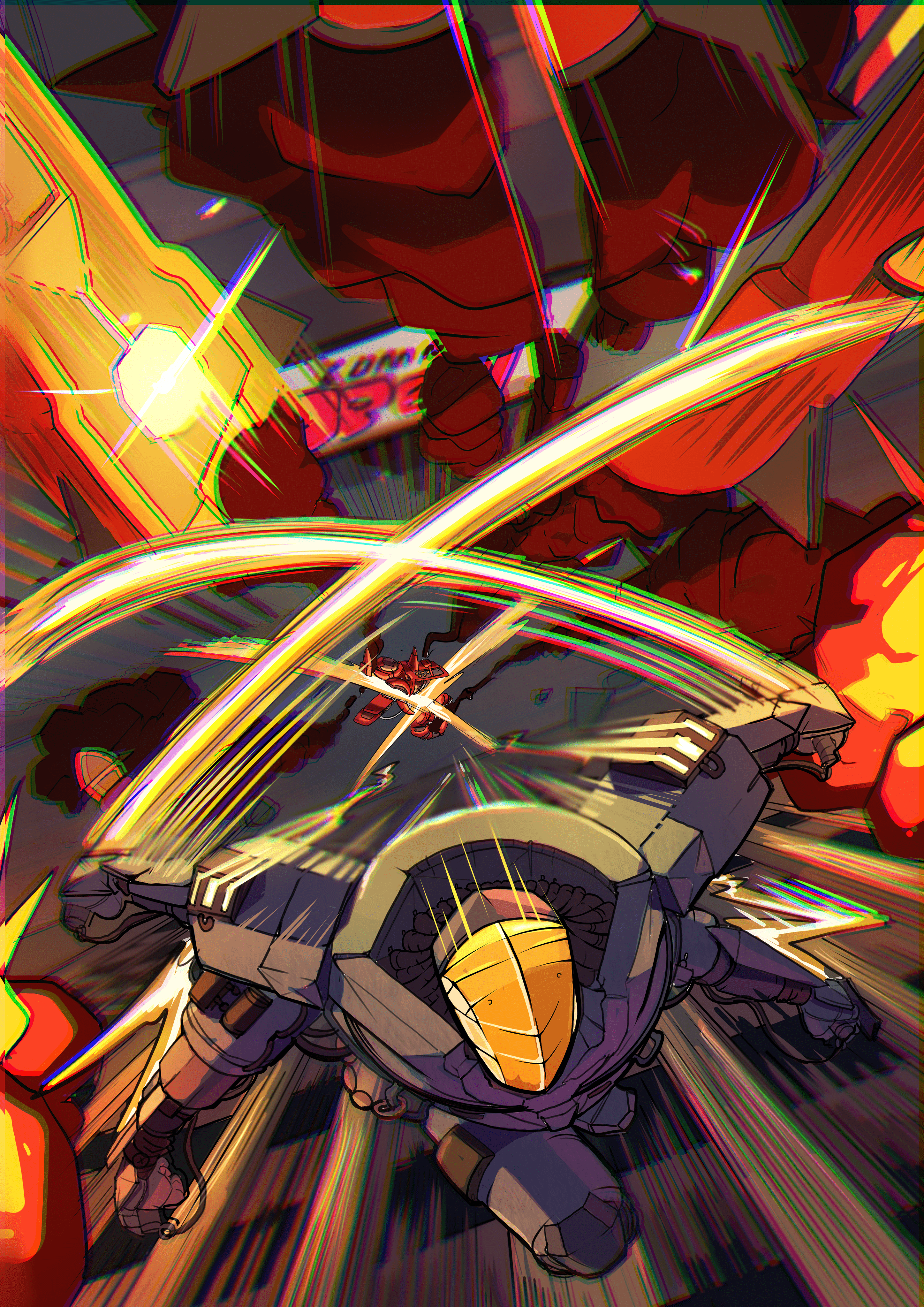 2894x4093 OC][ART] DANGER ZONE