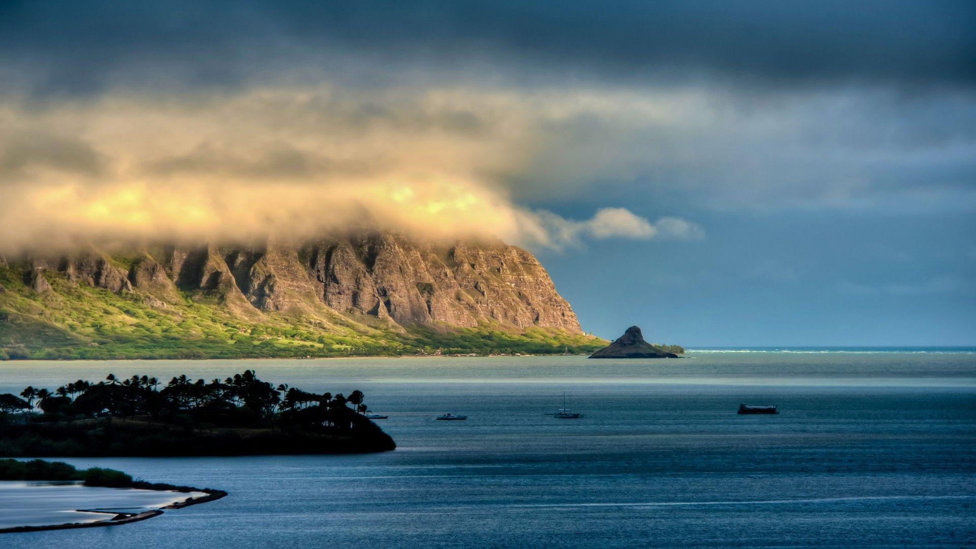 1920x1080 Hawaii Tag wallpaper: Light Shining Water Blue Hawaii Sea Nature