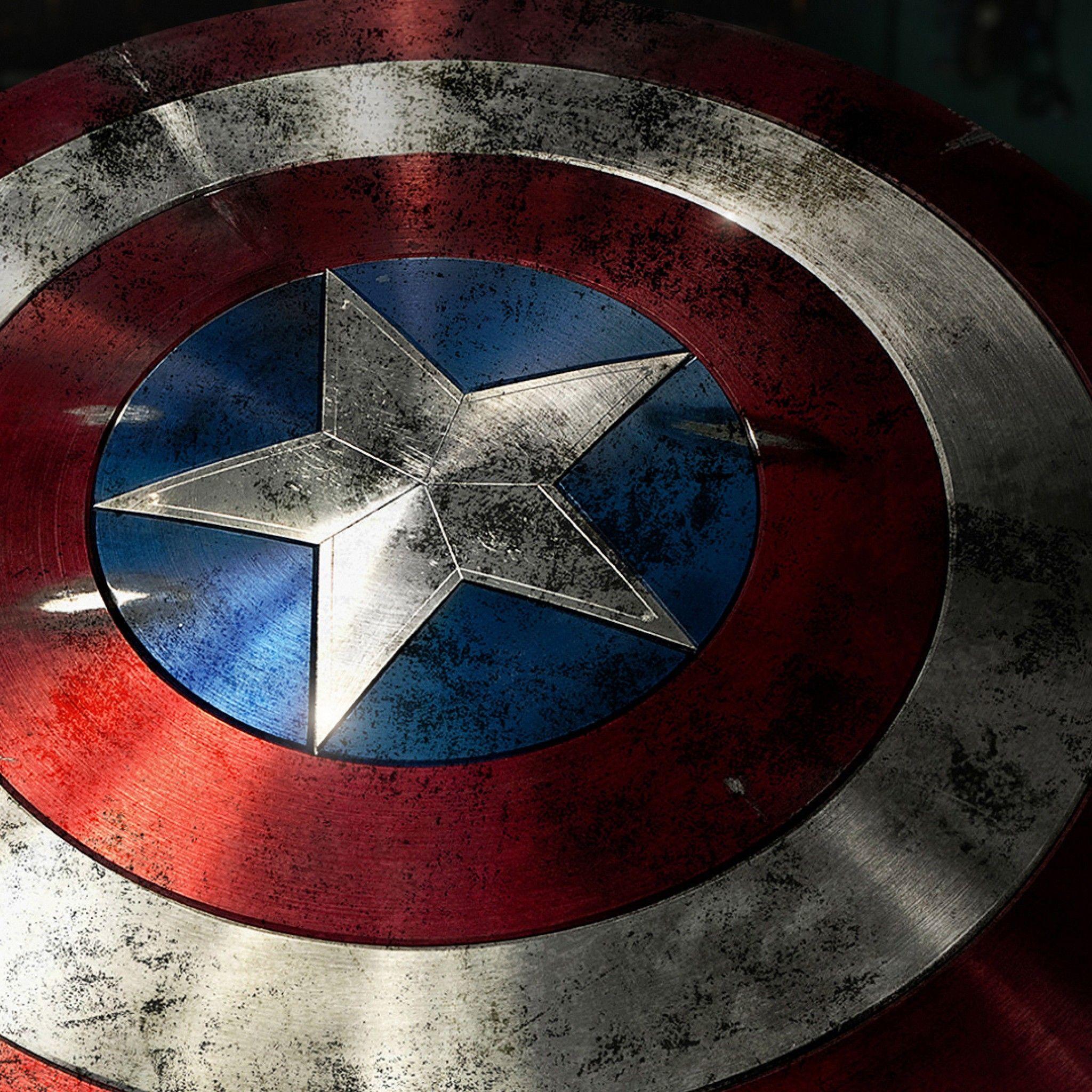 2048x2048 Hình nền Cuối tuần: Captain America