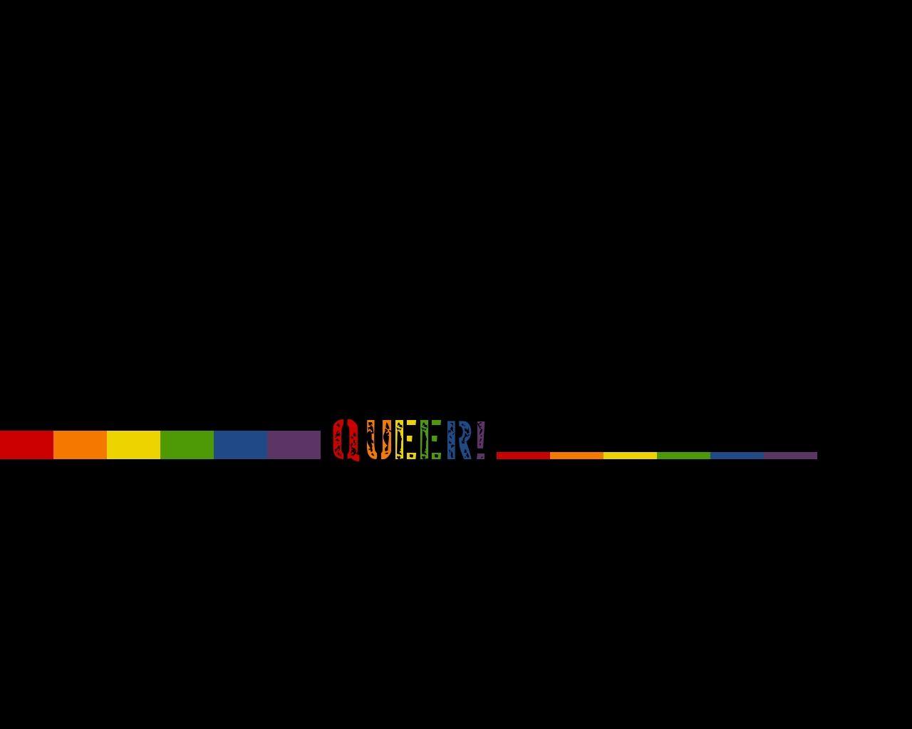 1280x1024 Free download queer wallpaper black version