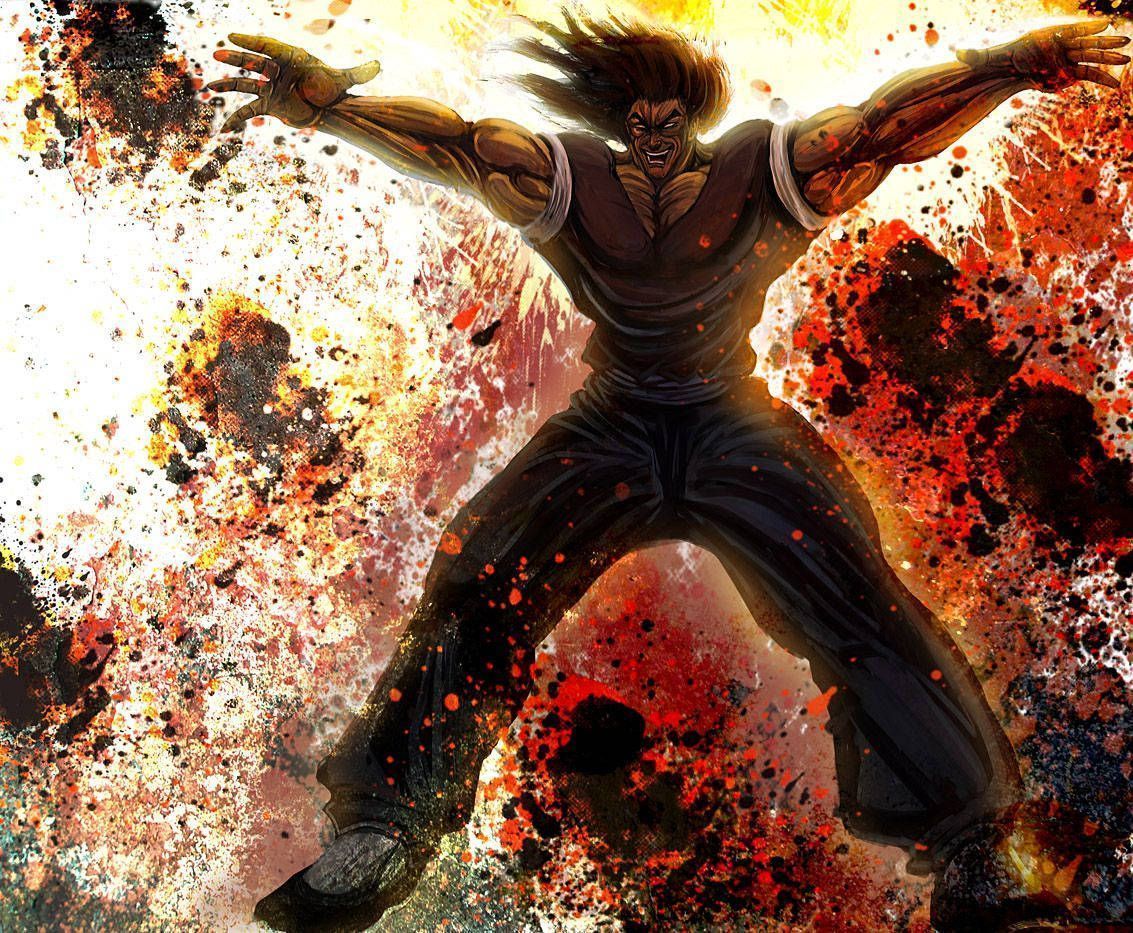 1133x933 Baki Hanma & Anime Background