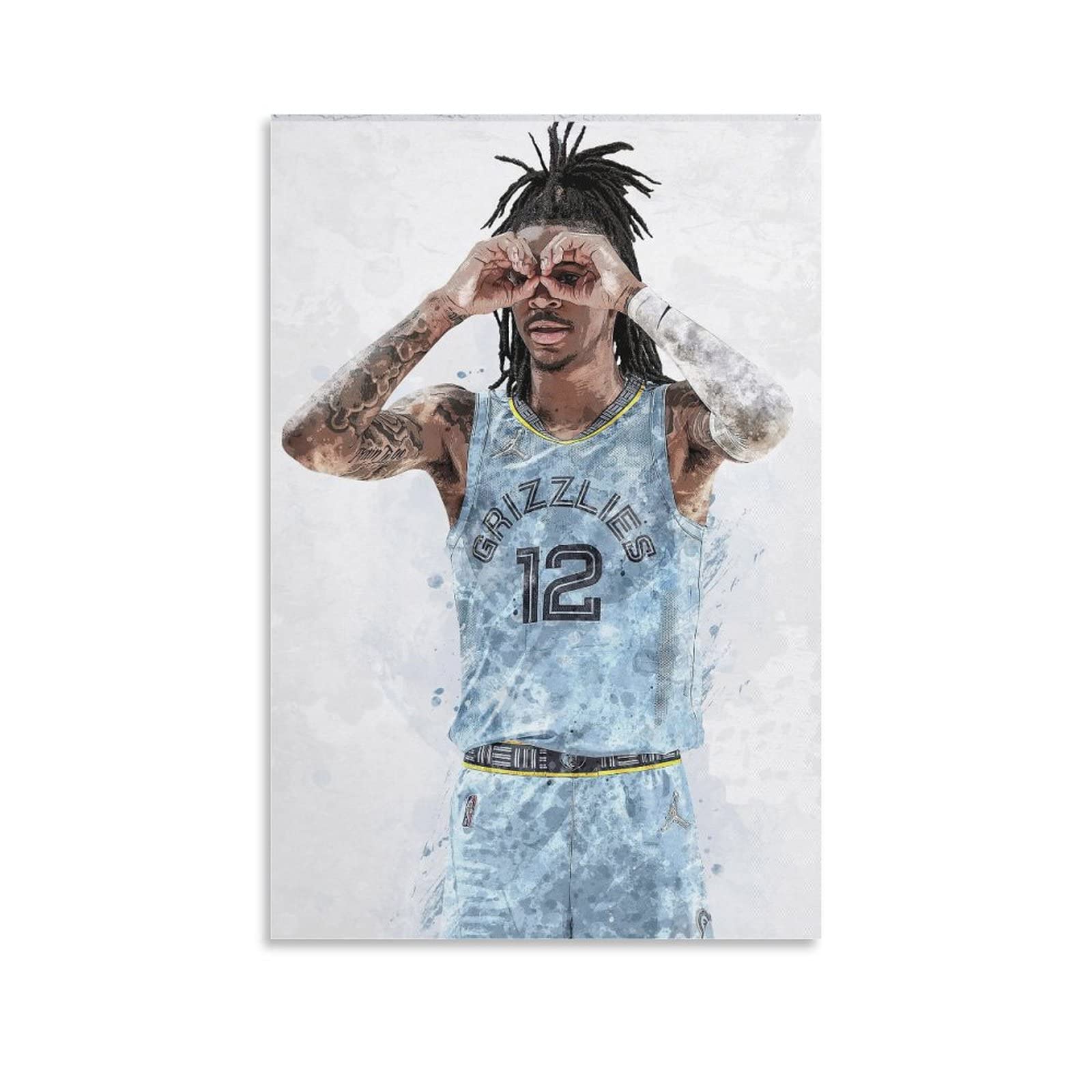 1600x1600 FANCHUANG Ja Morant Poster Paper Dunk