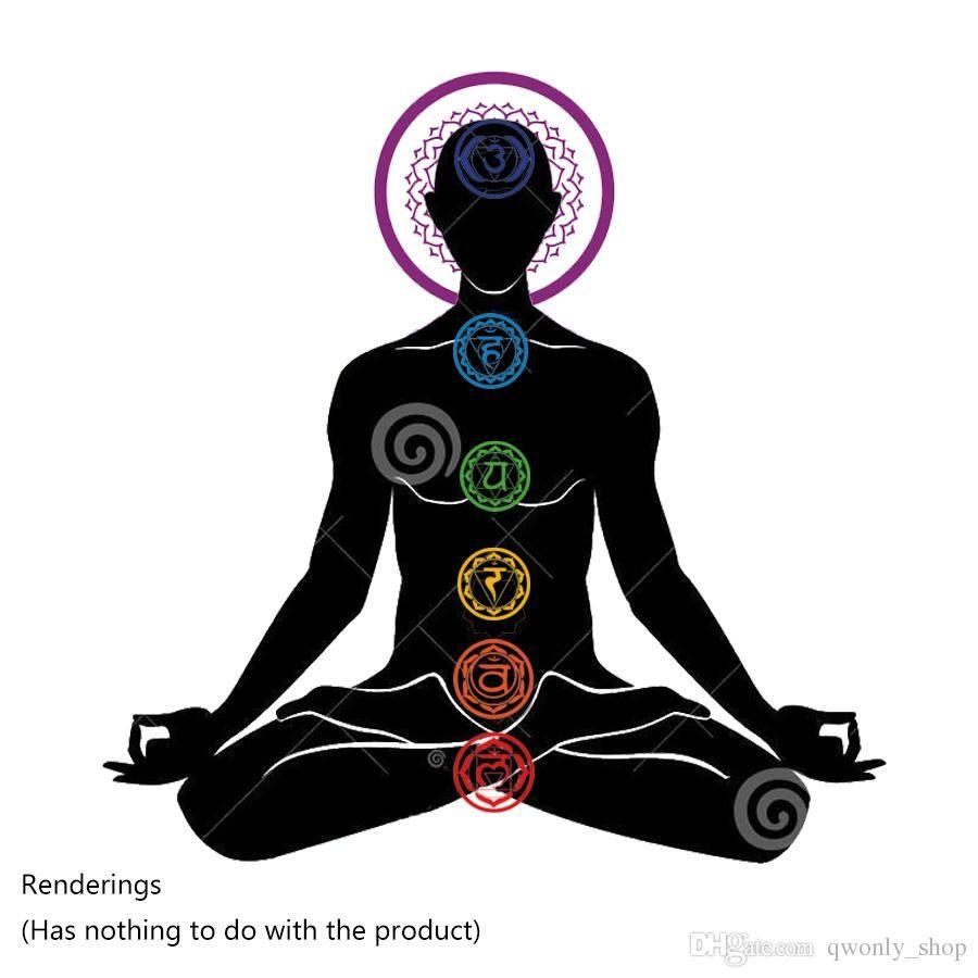 900x900 7PCS Set 19X19CM Chakras Wallpaper Stickers Mandala Yoga Om Meditation Symbol Wall Decal Chakra Home Decor Wall Decoration