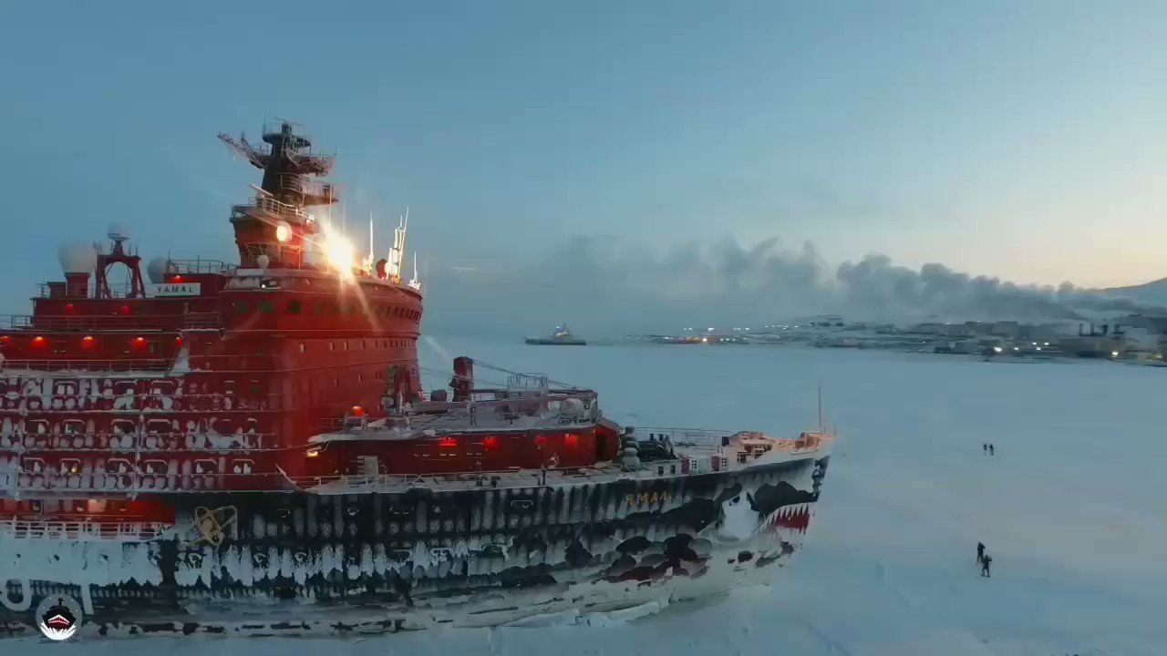 1280x720 Nuclear powered icebreaker Yamal