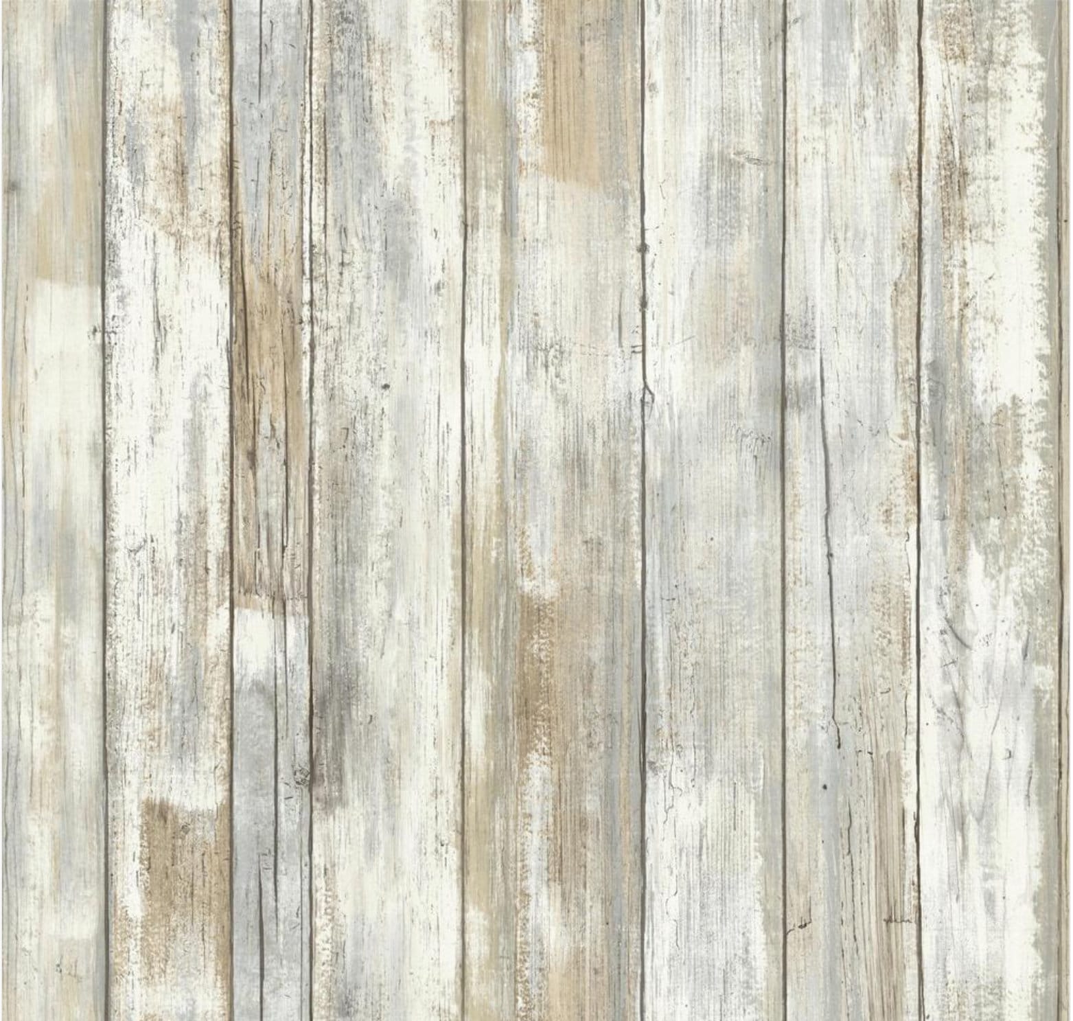 1563x1487 Faded Light Barnwood Wallpaper Peel