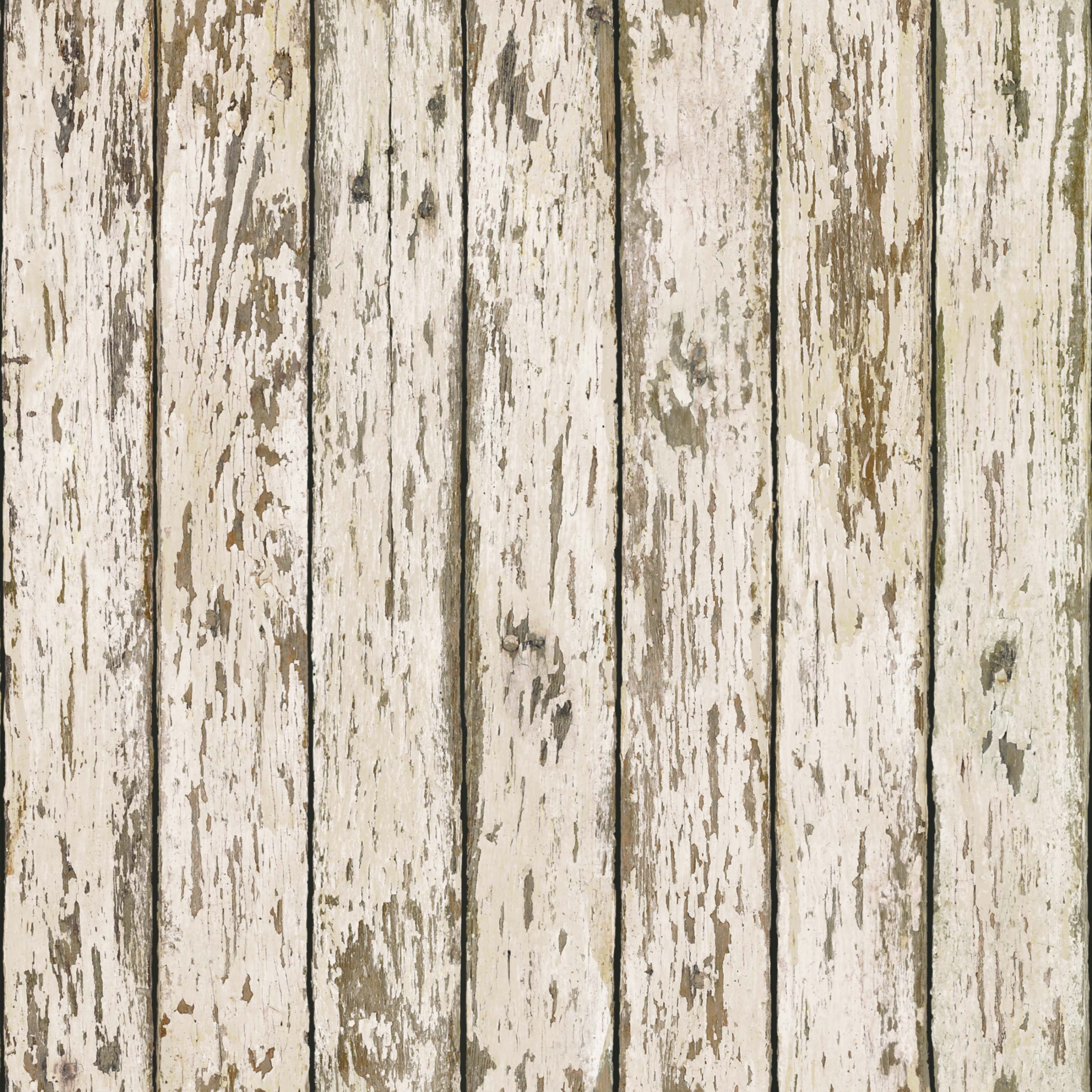 3075x3075 Brewster Weathered Wood Wallpaper, Neutral