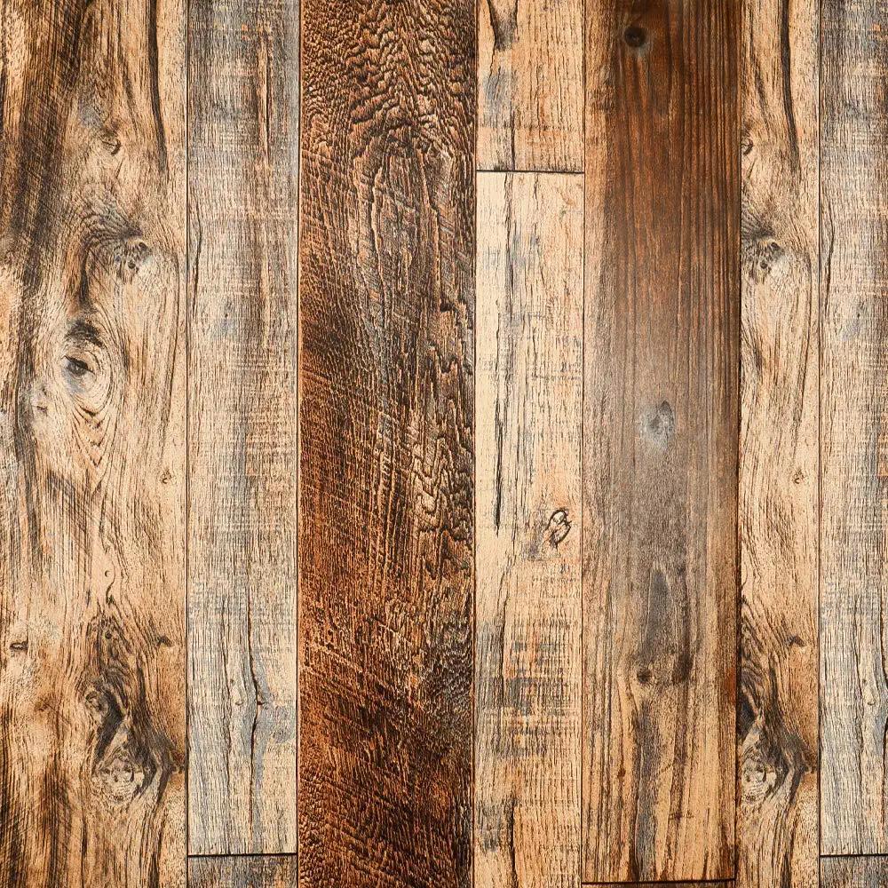 1000x1000 TANONE Brown Wood Peel and Stick Wallpaper 17.8 x 118.8 Self Adhesive Removable Decorative Film Wood Grain Wallpaper for Wall Covering Furniture