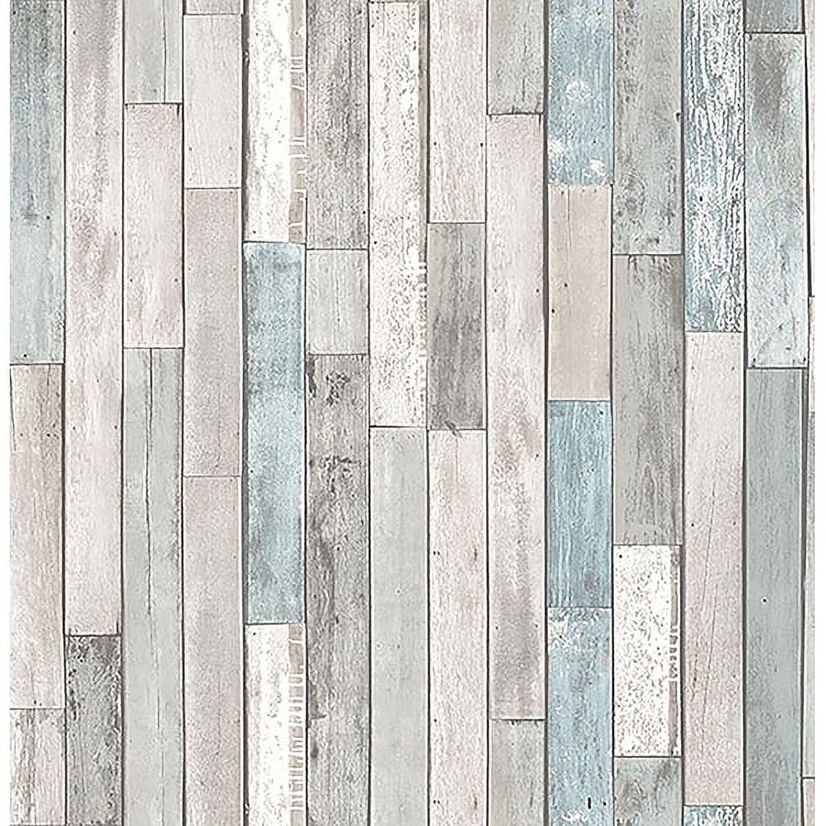 1200x1200 Brewster Barn Board Grey Thin Plank Wallpaper