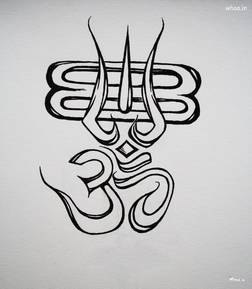 834x957 Wallpaper of om symbol
