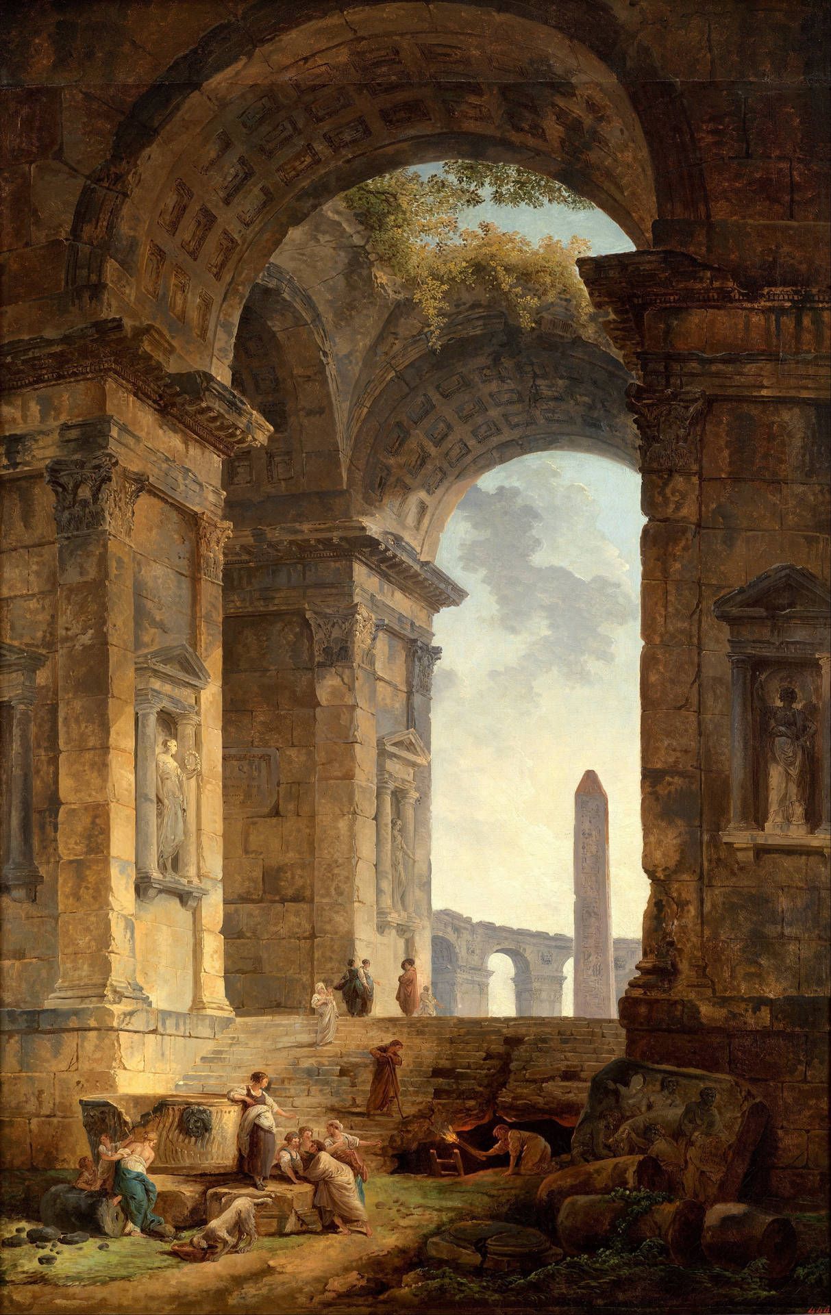 1213x1920 Download free Ancient Rome Painting