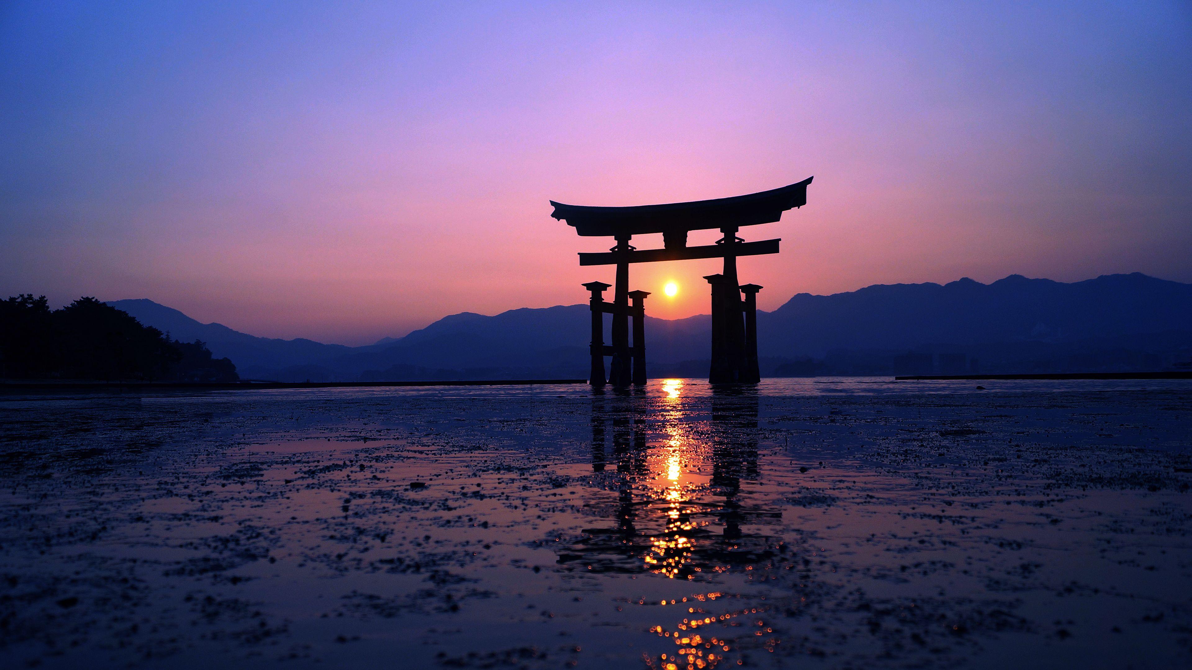 Japan Sunset Wallpapers Top Free Japan Sunset Backgrounds 
