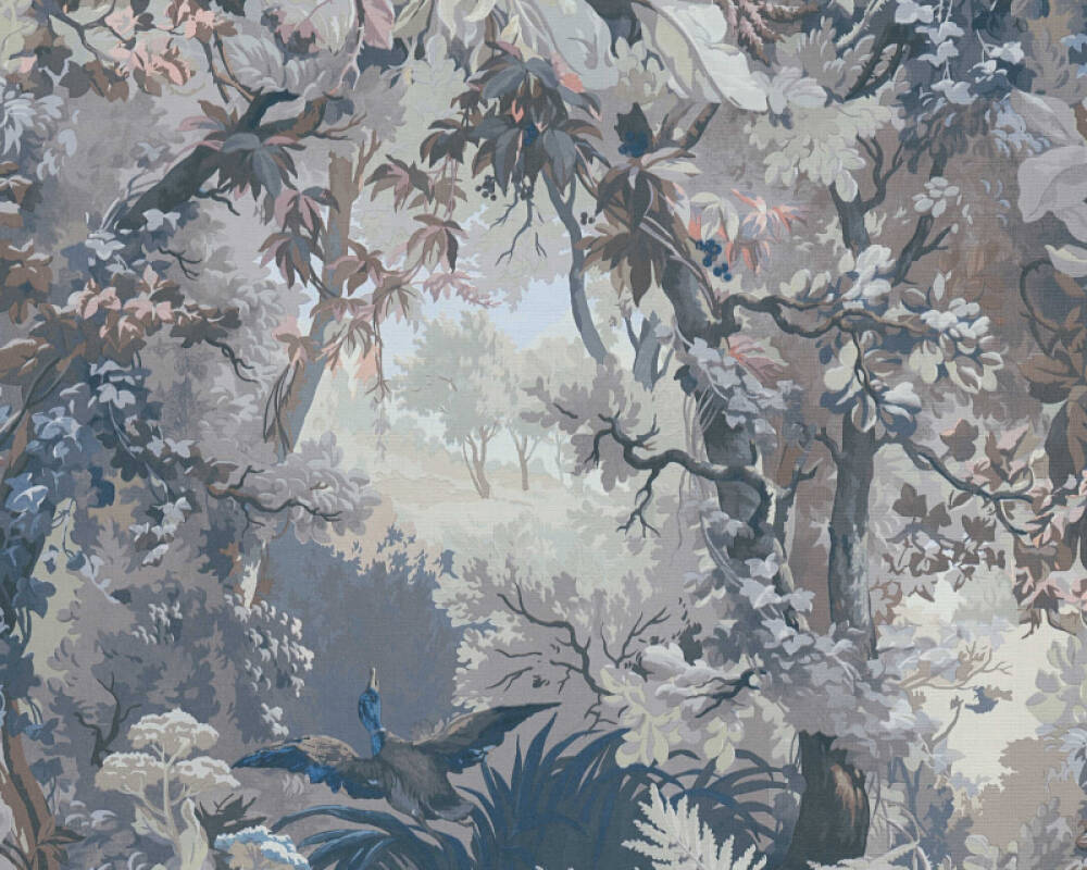 1000x800 A.S. Création Wallpaper «Floral, Blue