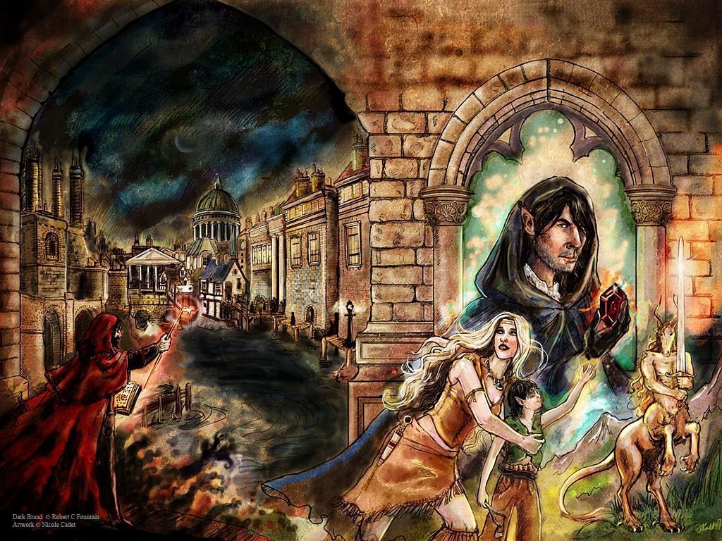 1024x768 Painting for a historical fantasy cover