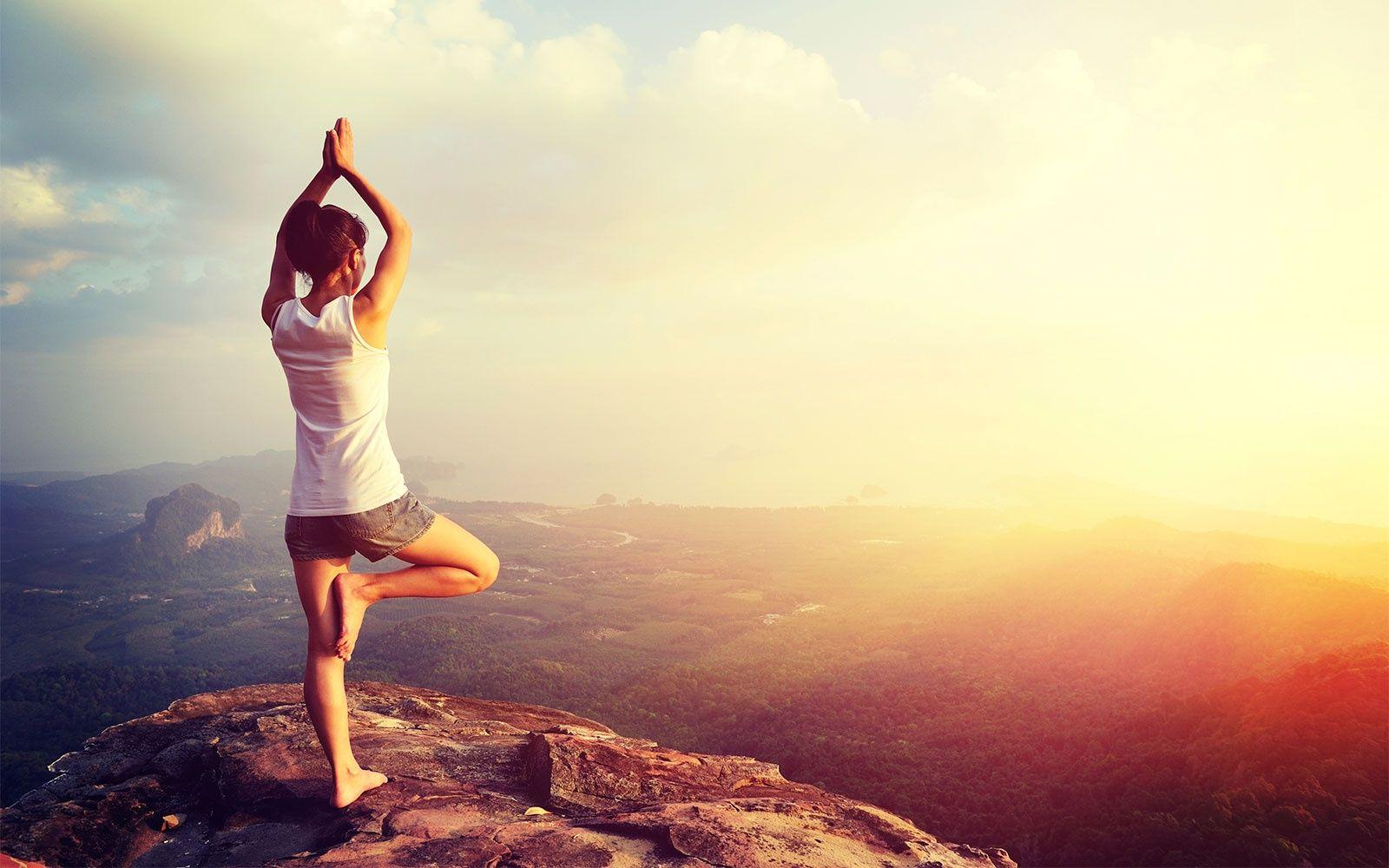 Yoga sunrise