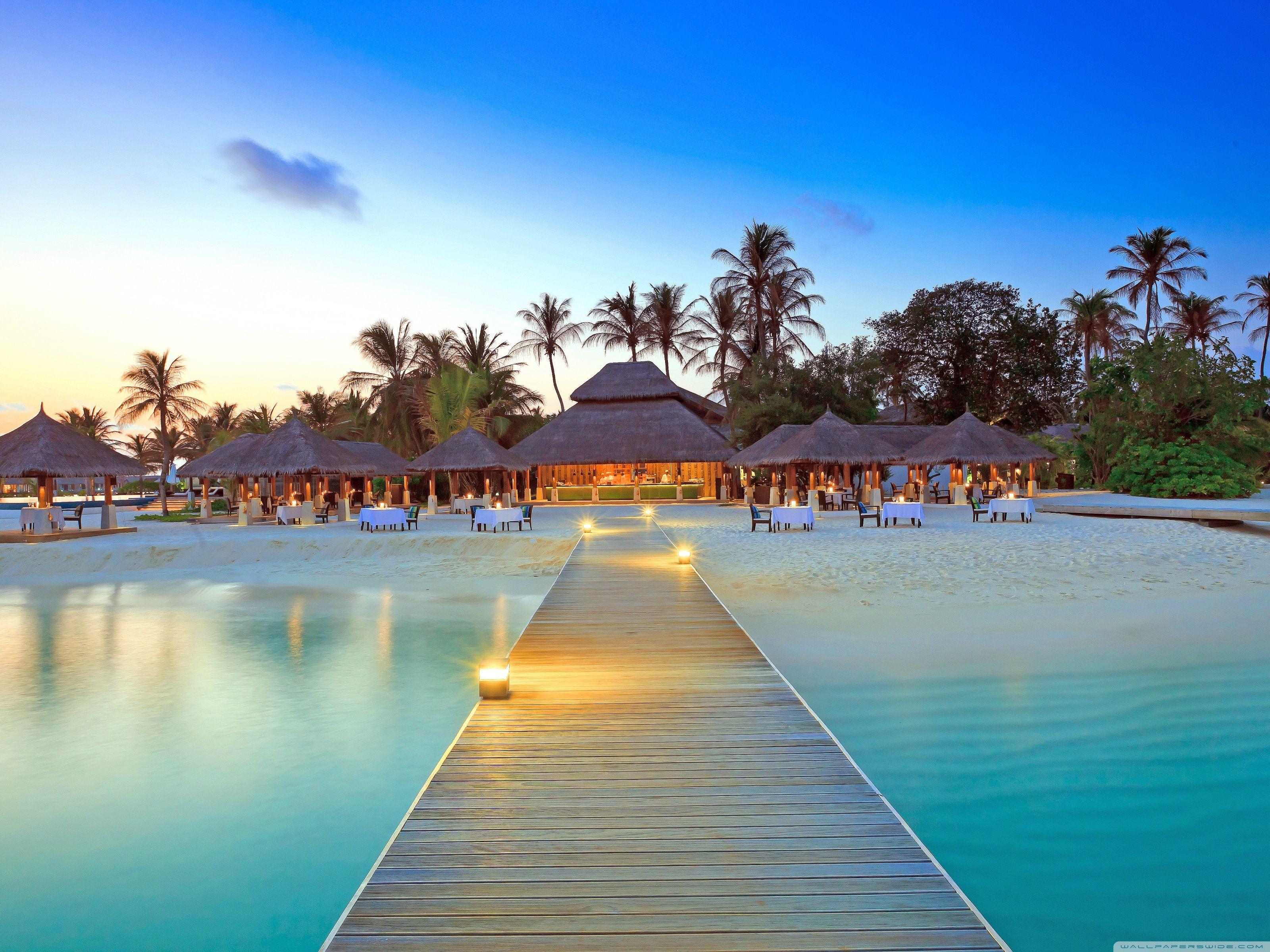 3200x2400 Maldive Islands Resort ❤ 4K HD Desktop Wallpaper for 4K Ultra HD