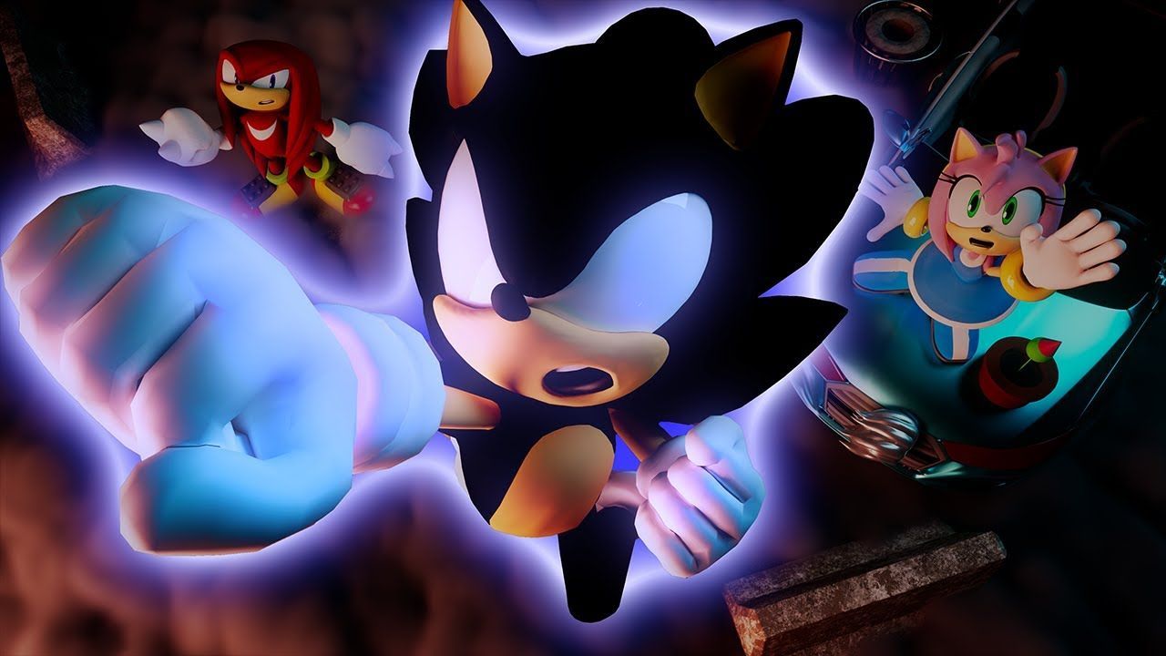 1280x720 Dark Super Sonic Strikes!