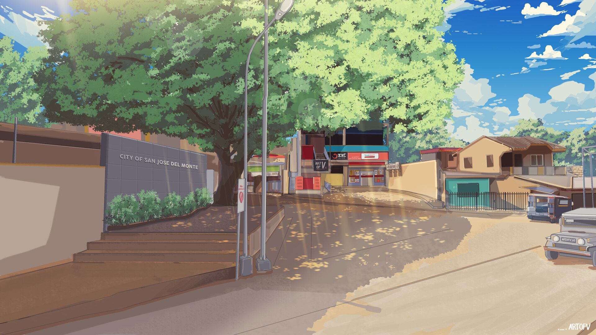 1920x1080 Hometown anime background