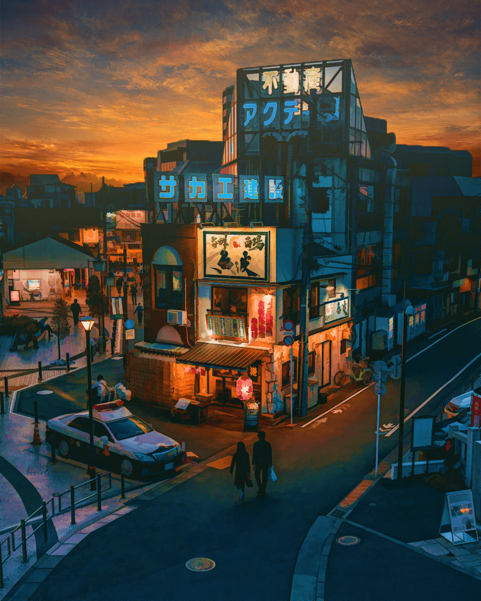 960x1200 Anime Landscapes