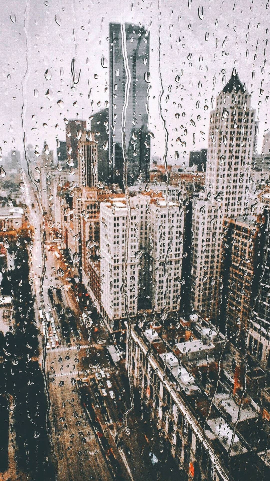 1080x1920 City Rain Wallpaper City