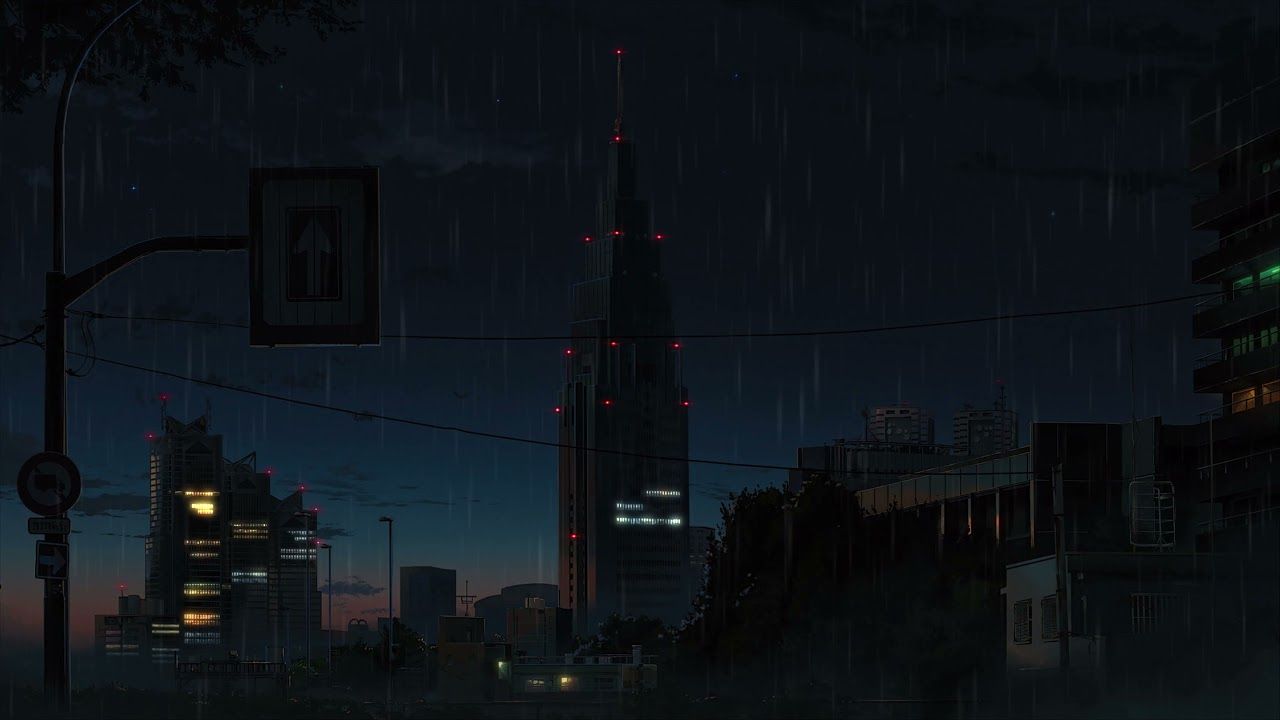 1280x720 Rainy City Live Wallpaper ➜ 4K