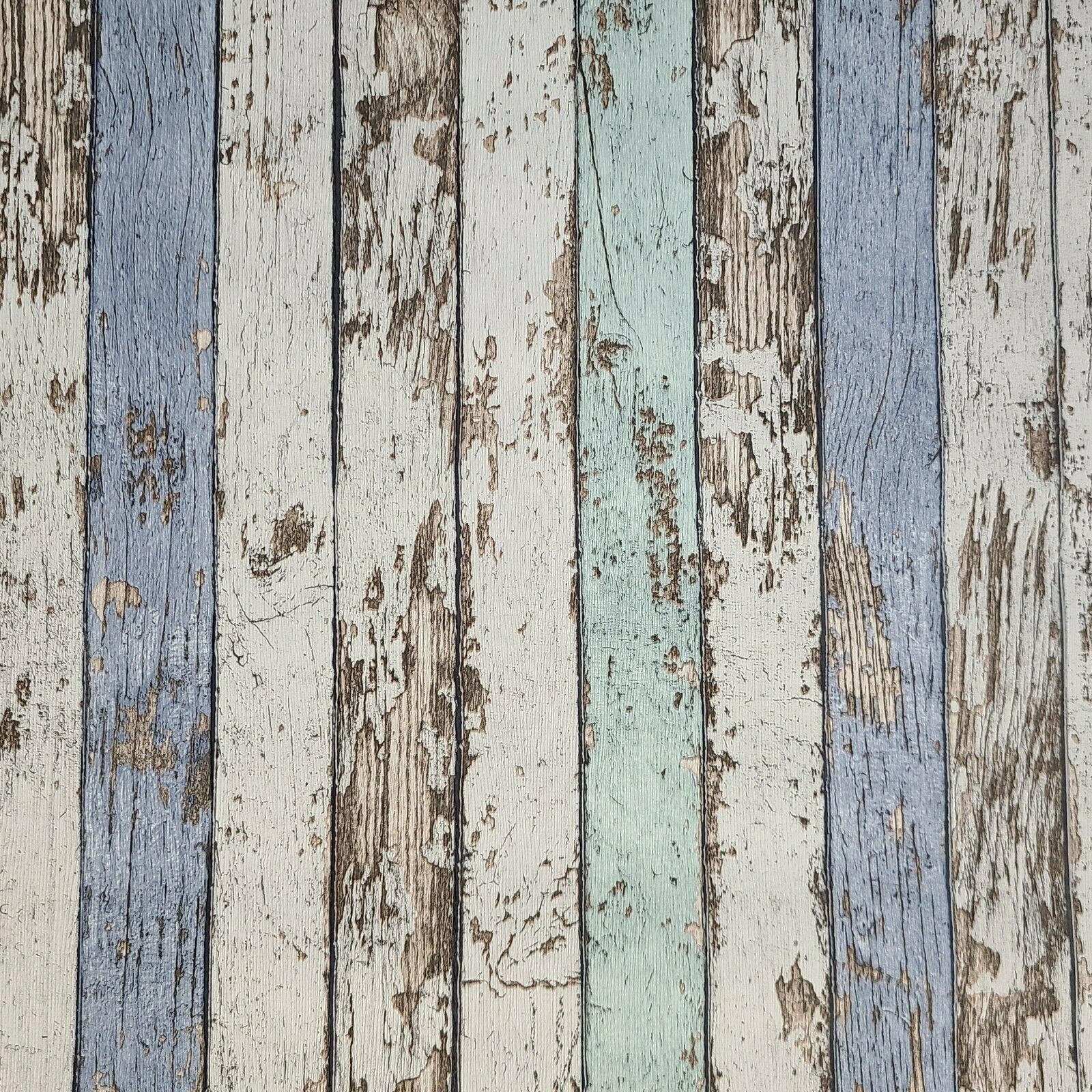 1600x1600 blue faux wood planks 3D Wallpaper