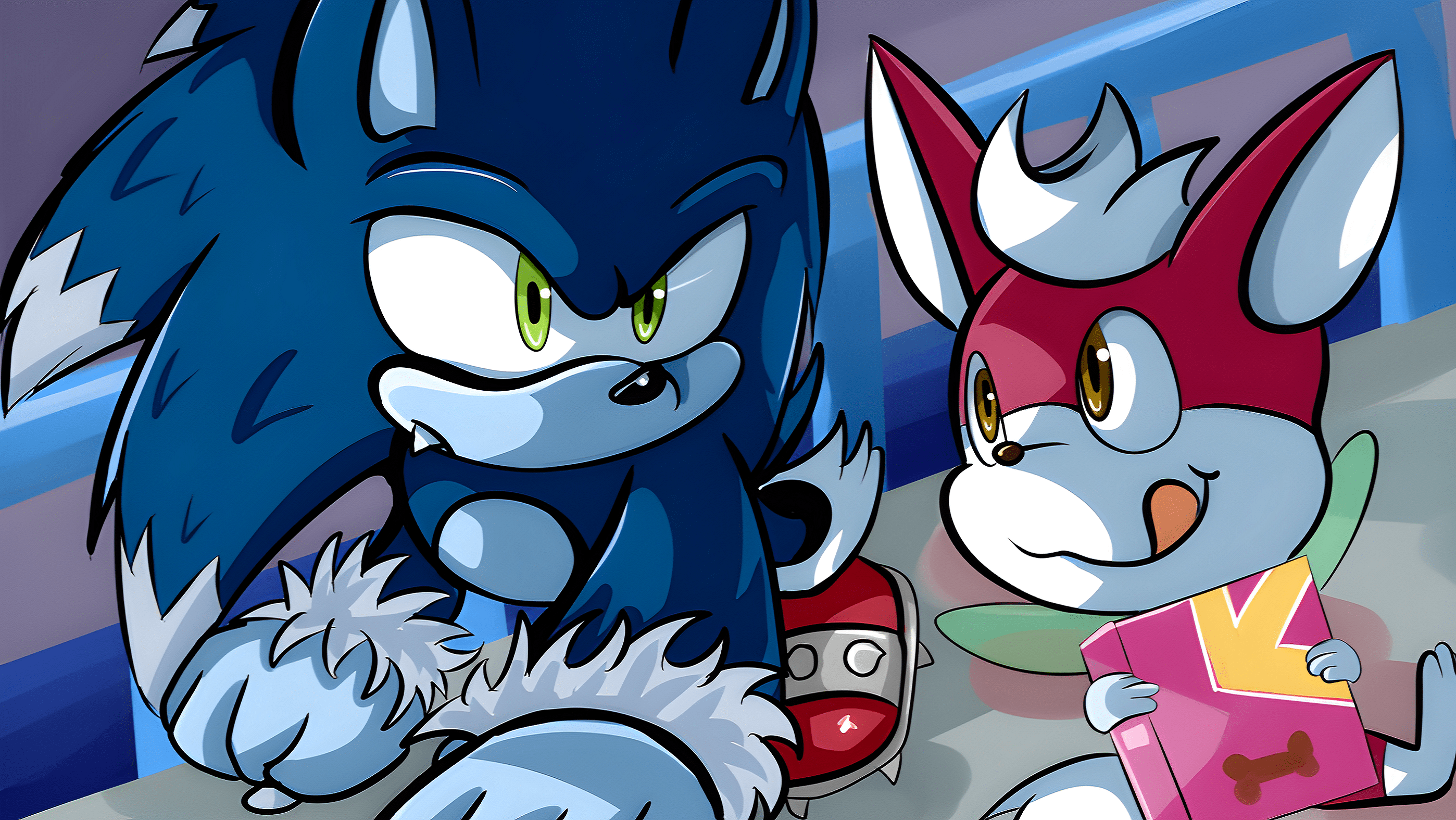 2796x1574 Sonic the Werehog and Chip
