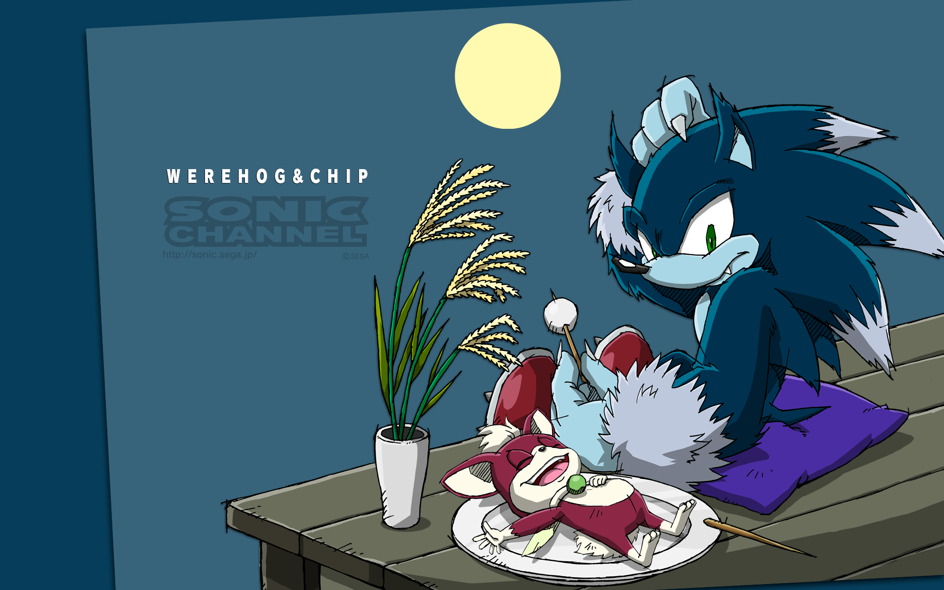 1920x1200 Werehog Sonic Wallpaper