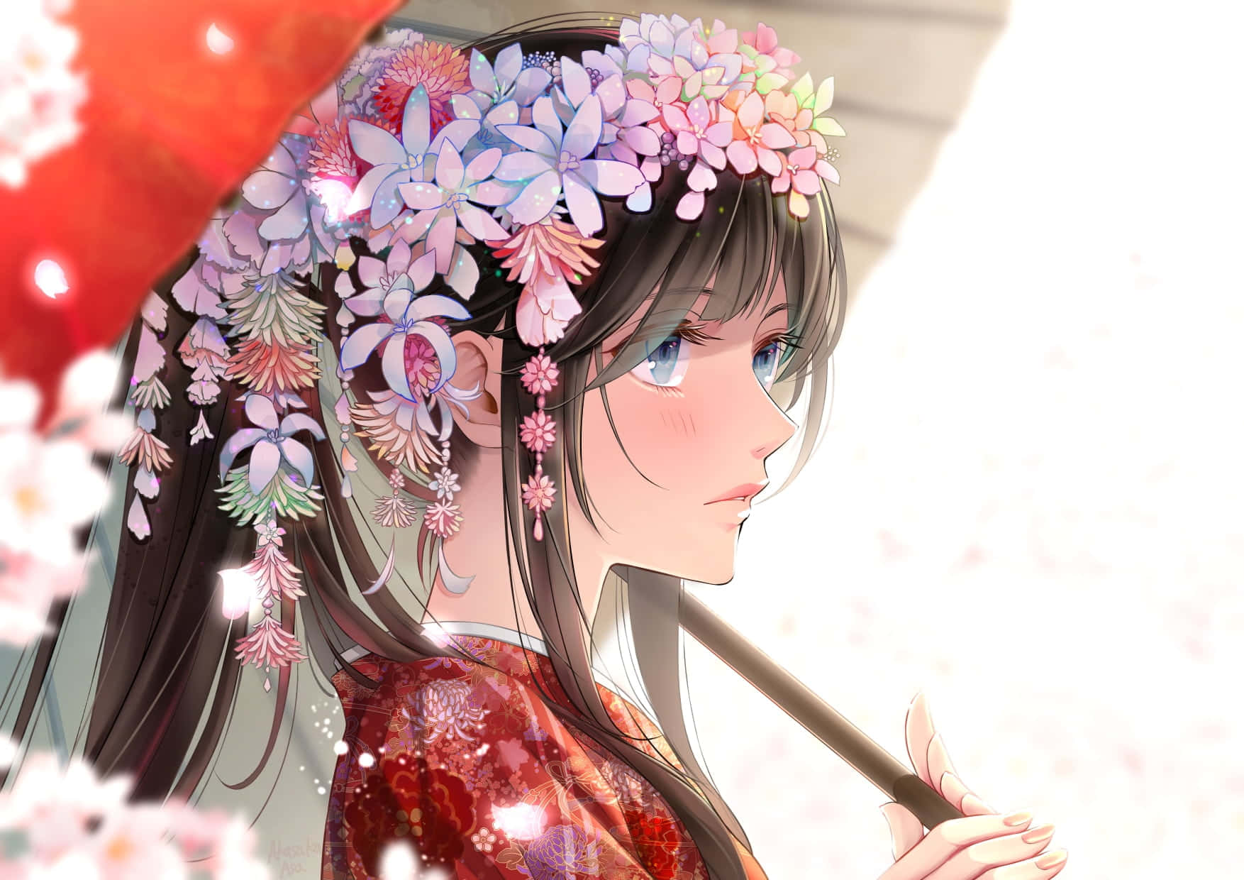 1754x1240 Anime Girl Profile Picture