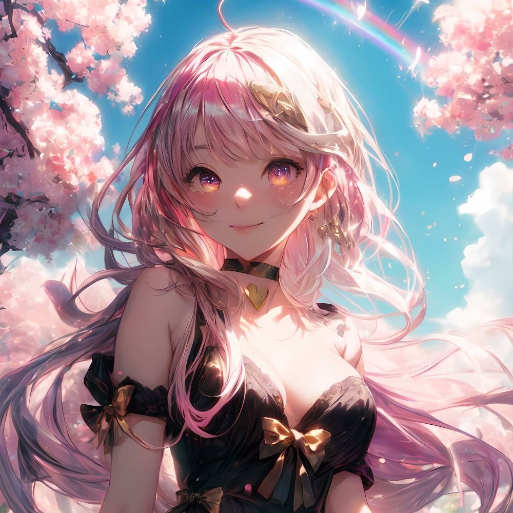 1000x1000 Beautiful Anime Girl Profile Picture