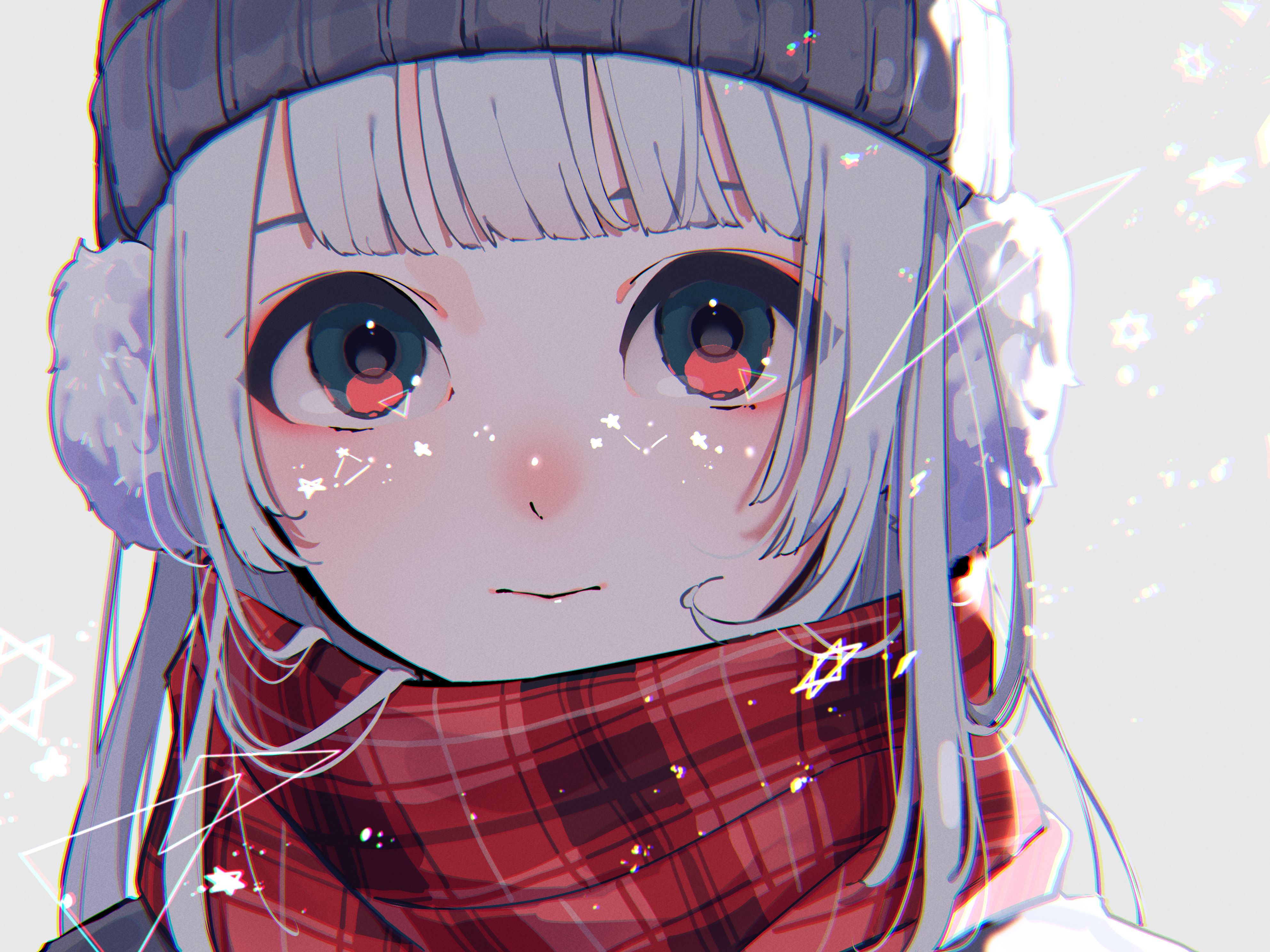 3969x2976 Anime Girl 4k Ultra HD Wallpaper