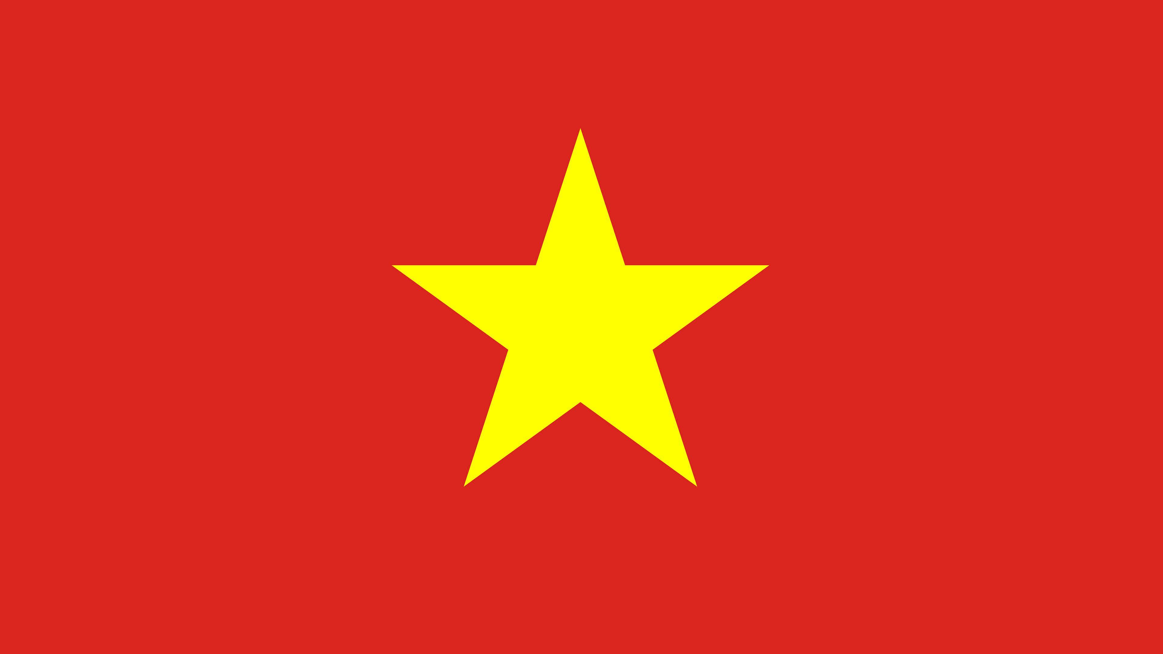 3840x2160 Vietnam Flag UHD 4K Wallpaper