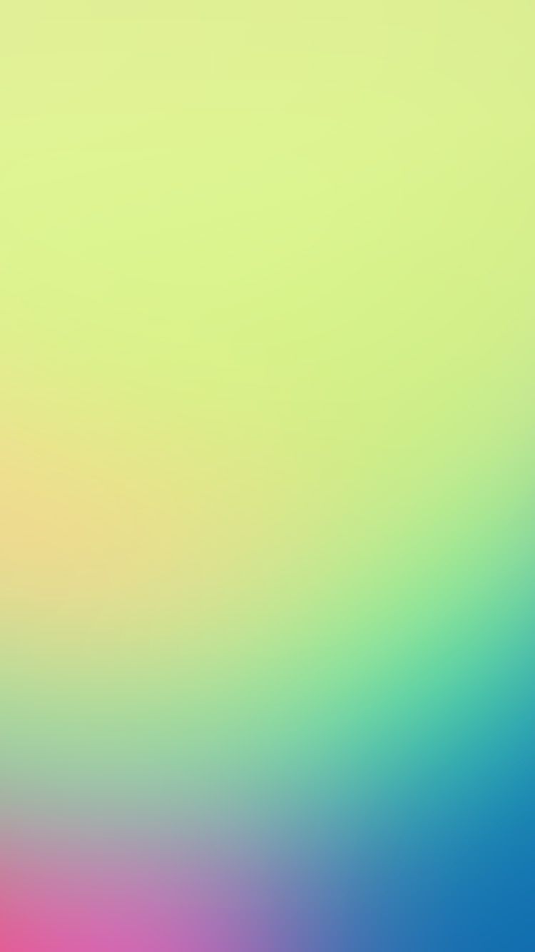 750x1334 Morning Light Green Gradation Blur