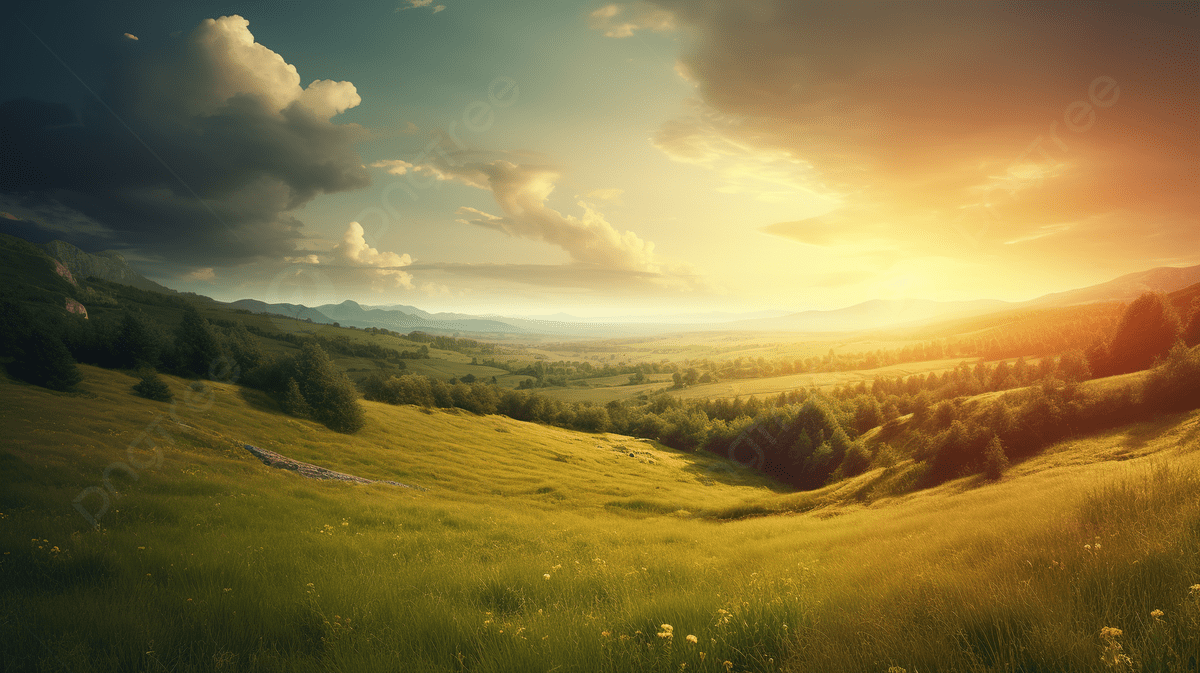 1200x673 Colorful Landscape Panorama With
