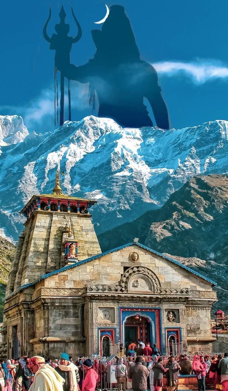 746x1280 Kedarnath Temple Wallpaper Download
