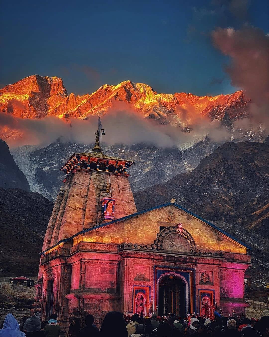 1080x1350 Stunning view of Kedarnath Mandir